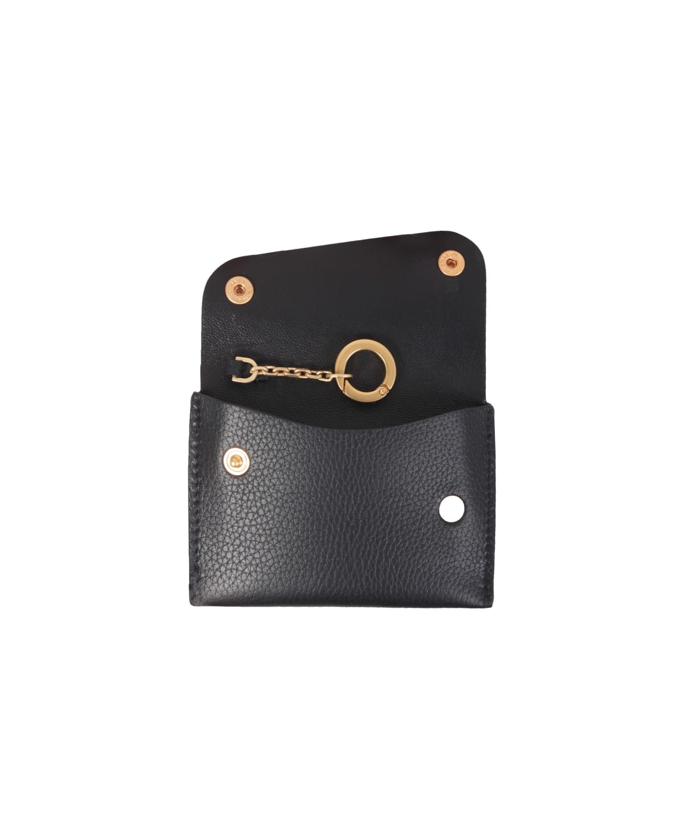 Il Bisonte European Leather Card Holder - BLACK