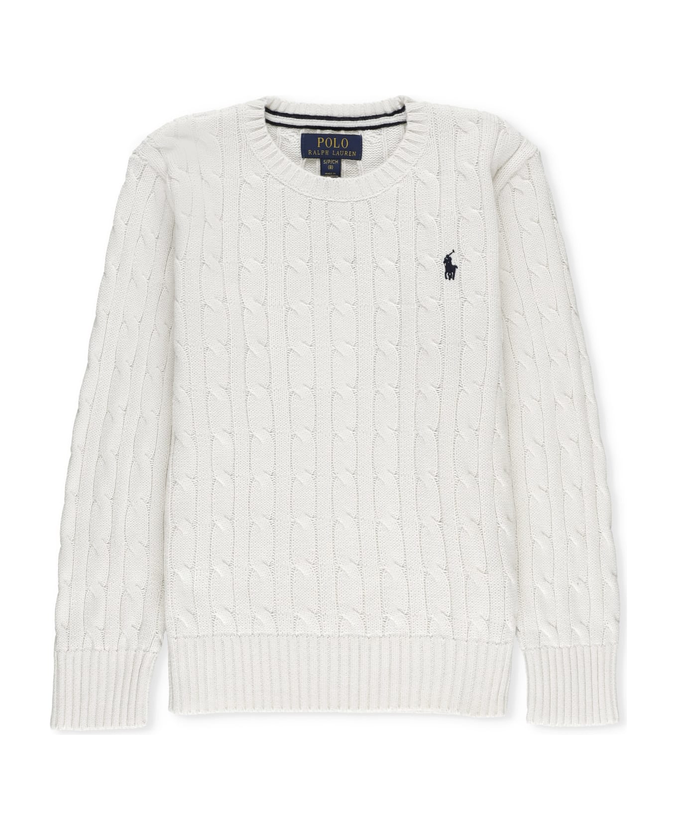 Ralph Lauren Pony Sweater - White