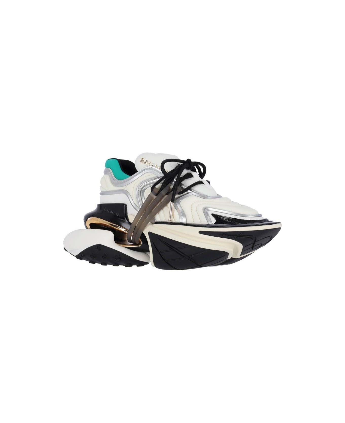 Balmain "unicorn Wave" Sneakers - Cream
