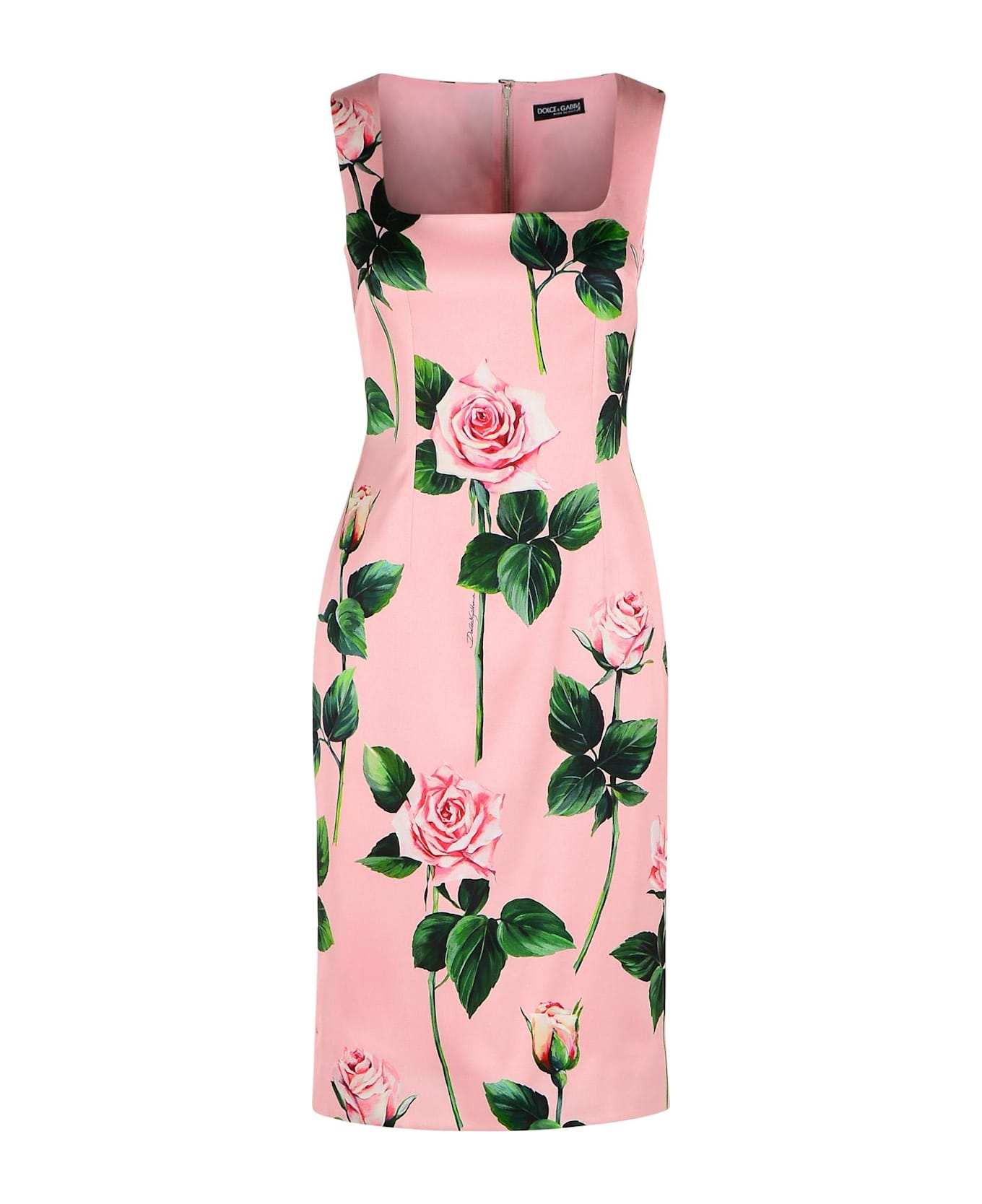 Dolce & Gabbana Pink Viscose Dress - Pink