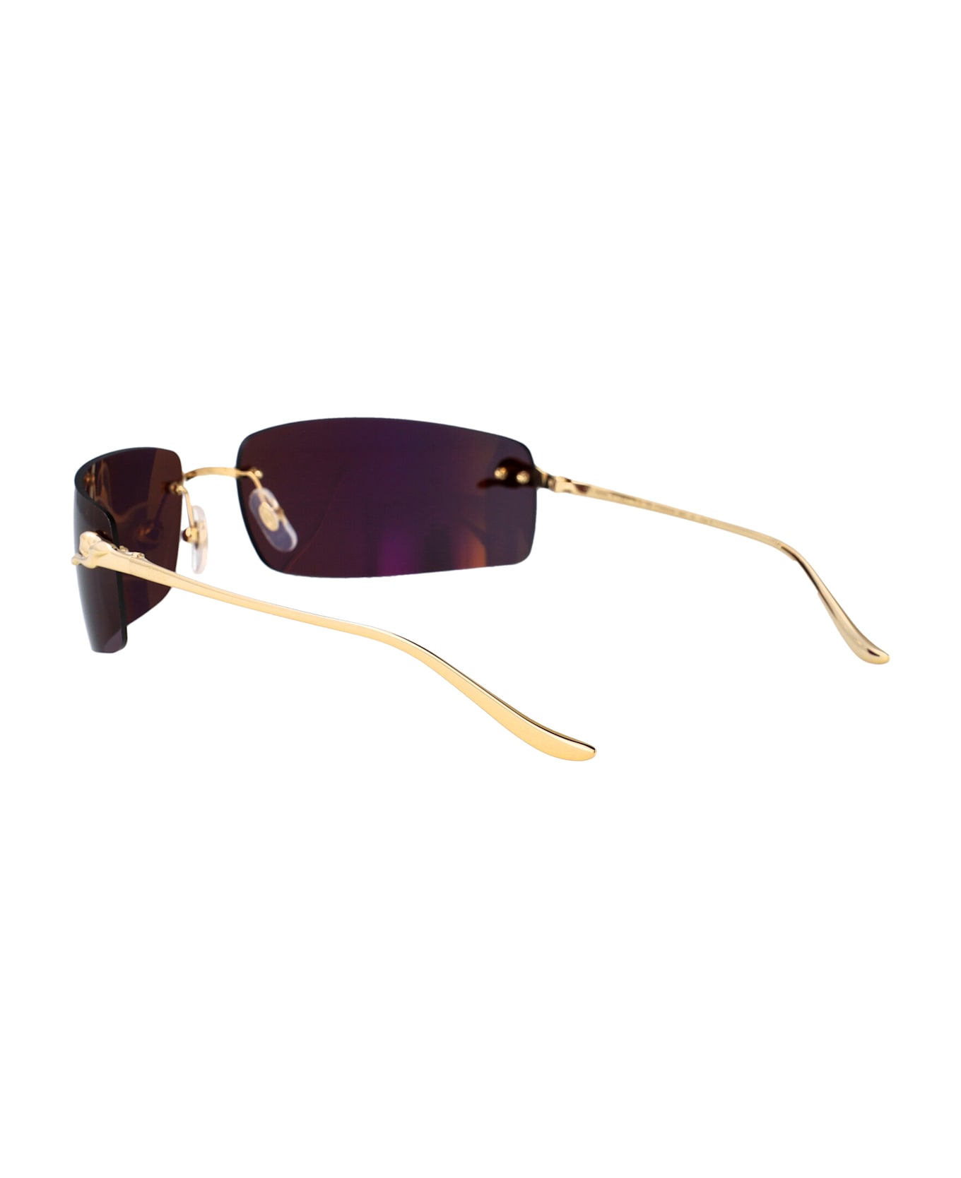 Cartier Eyewear Ct0503s Sunglasses - GOLD GOLD GREY