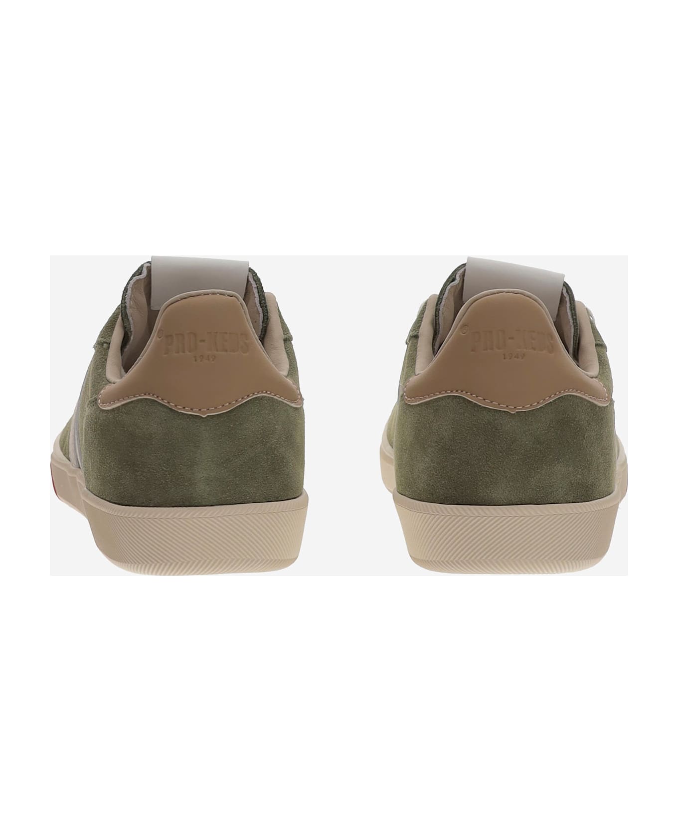 PRO-Keds Court Ace Suede Leather Sneakers - Green