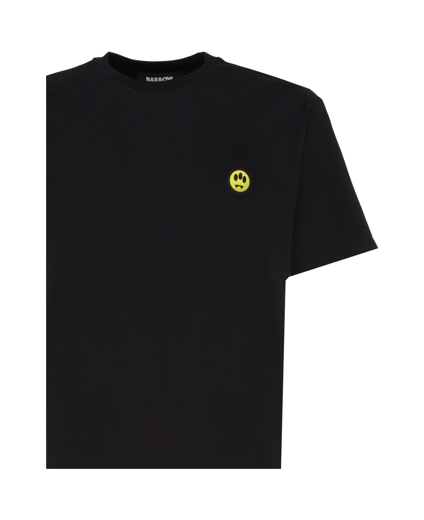 Barrow T-shirt With Smiley Logo - Nero/black