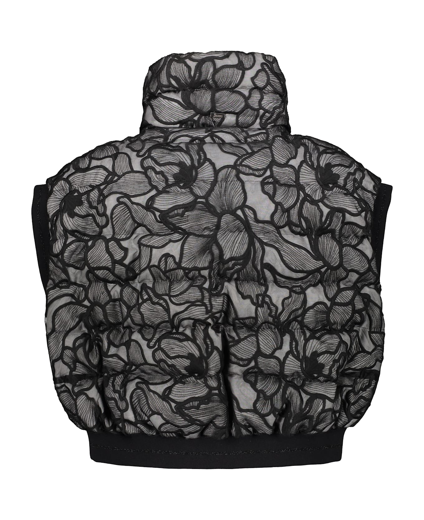 Herno Modern Sleeveless Hoodie - black