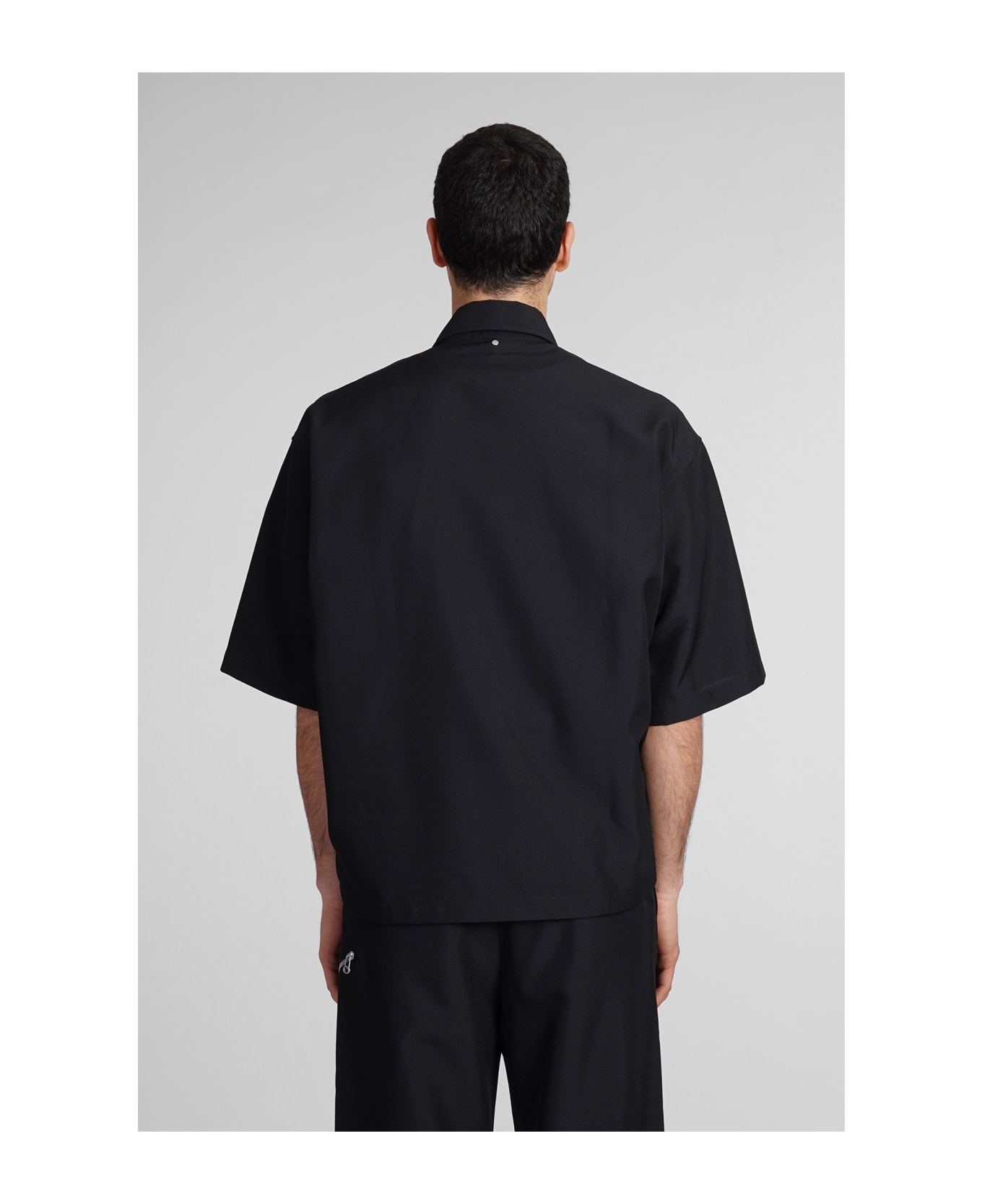 OAMC Sally Shirt In Black Polyester - Black