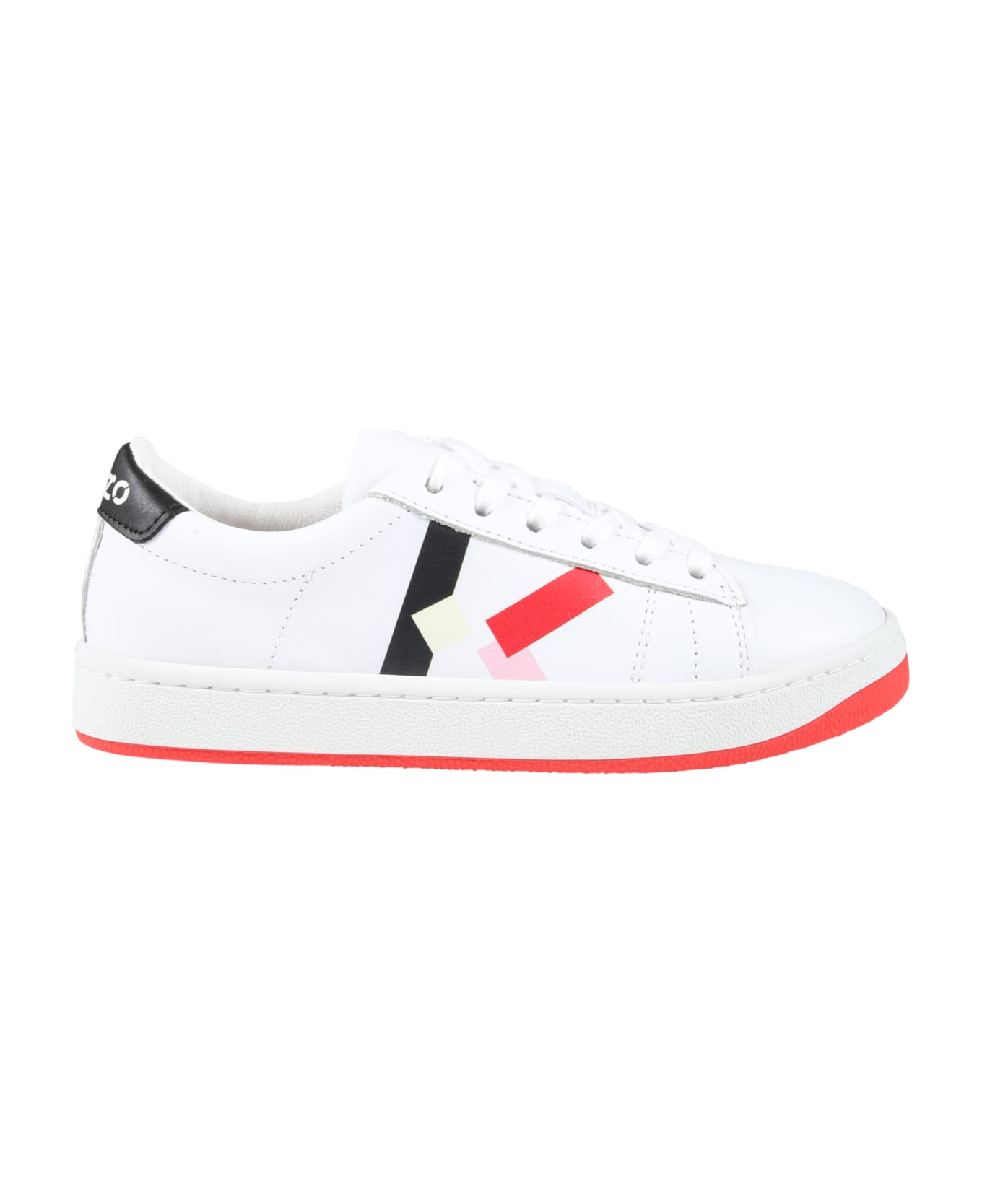 Kenzo Kids Sneakers Bianco - White シューズ