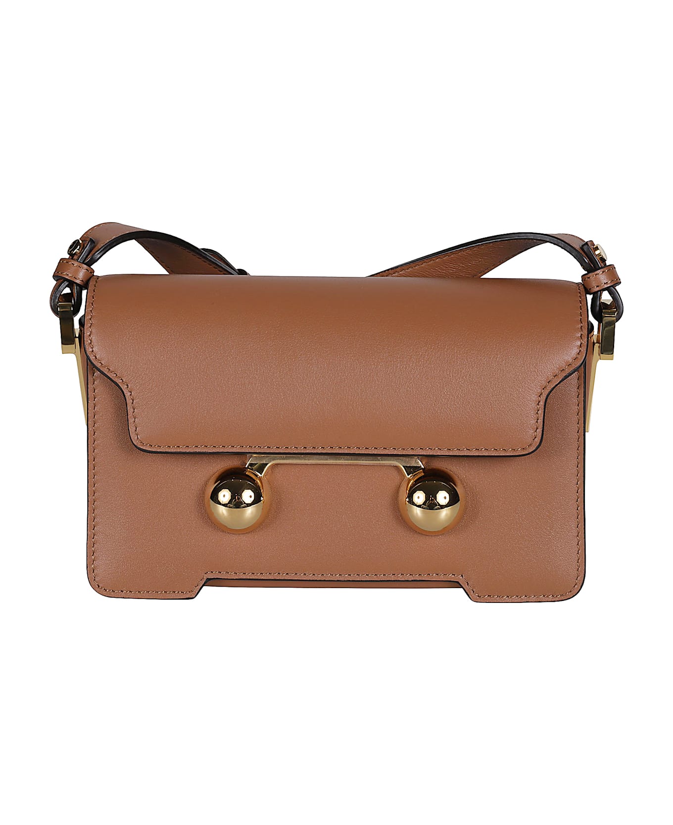 Marni Mini Trunkaroo Shoulder Bag - Brown