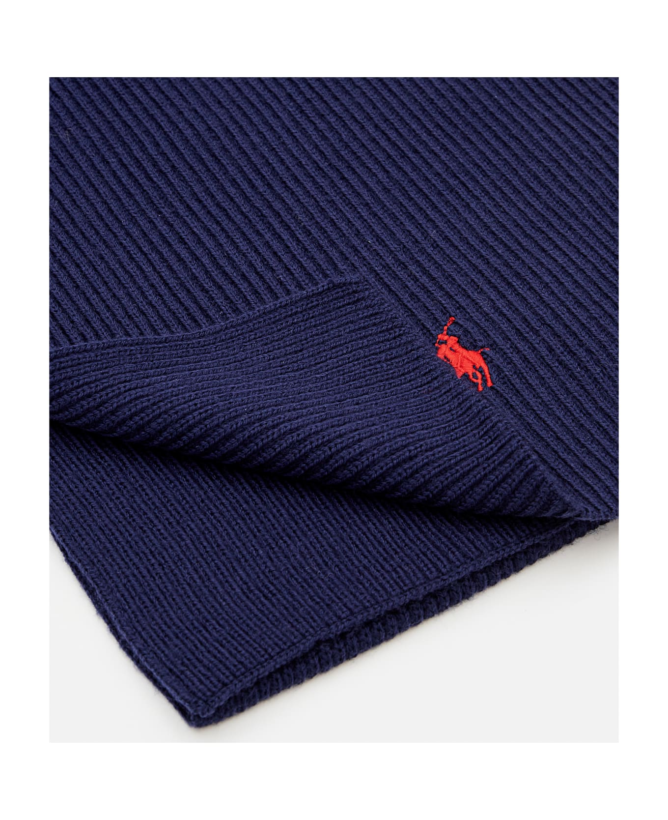 Polo Ralph Lauren Signature Pony Wool Scarf - Blue