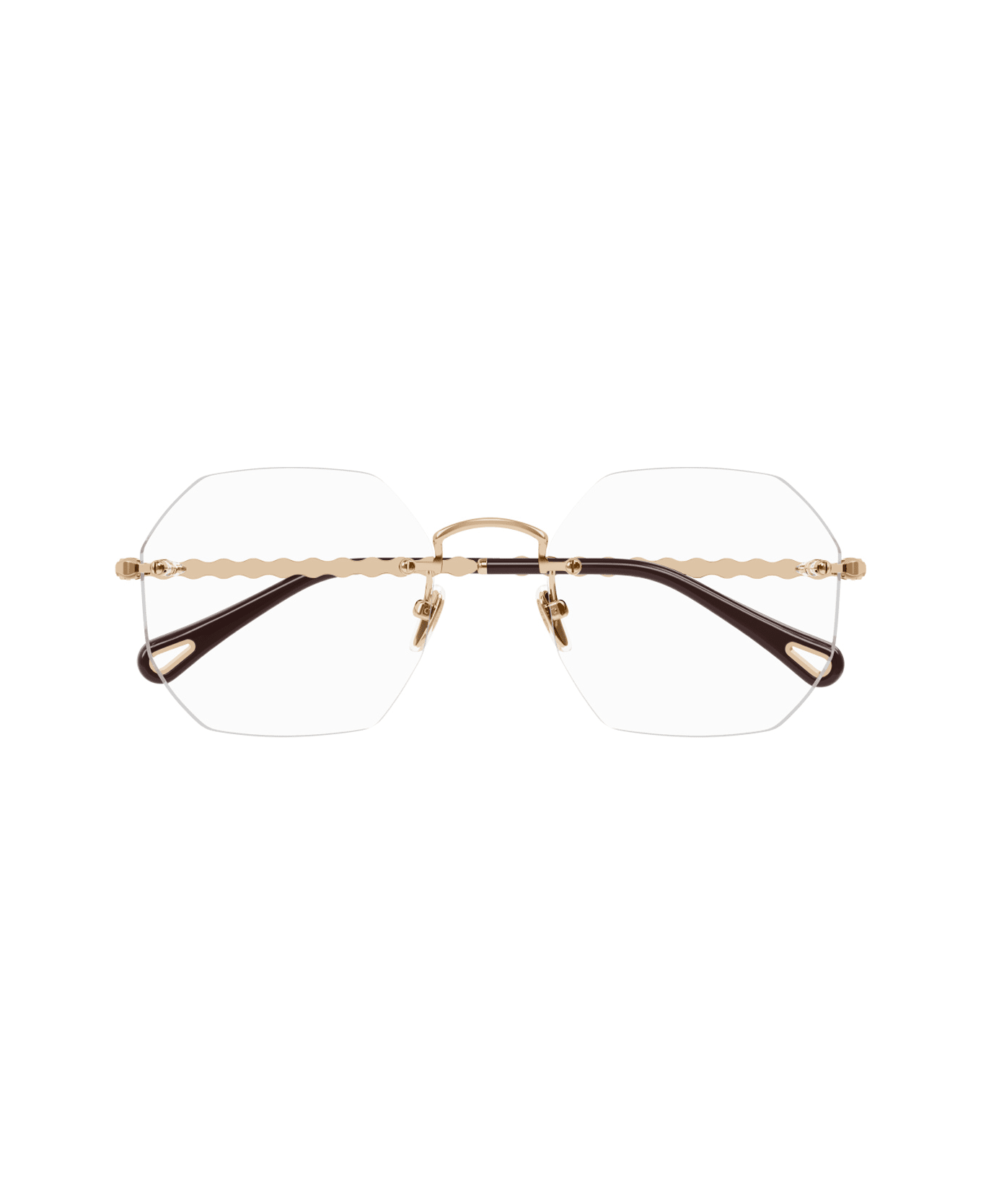 Chloé Ch0270o Linea Chloé 002 Light Gold Glasses - Oro
