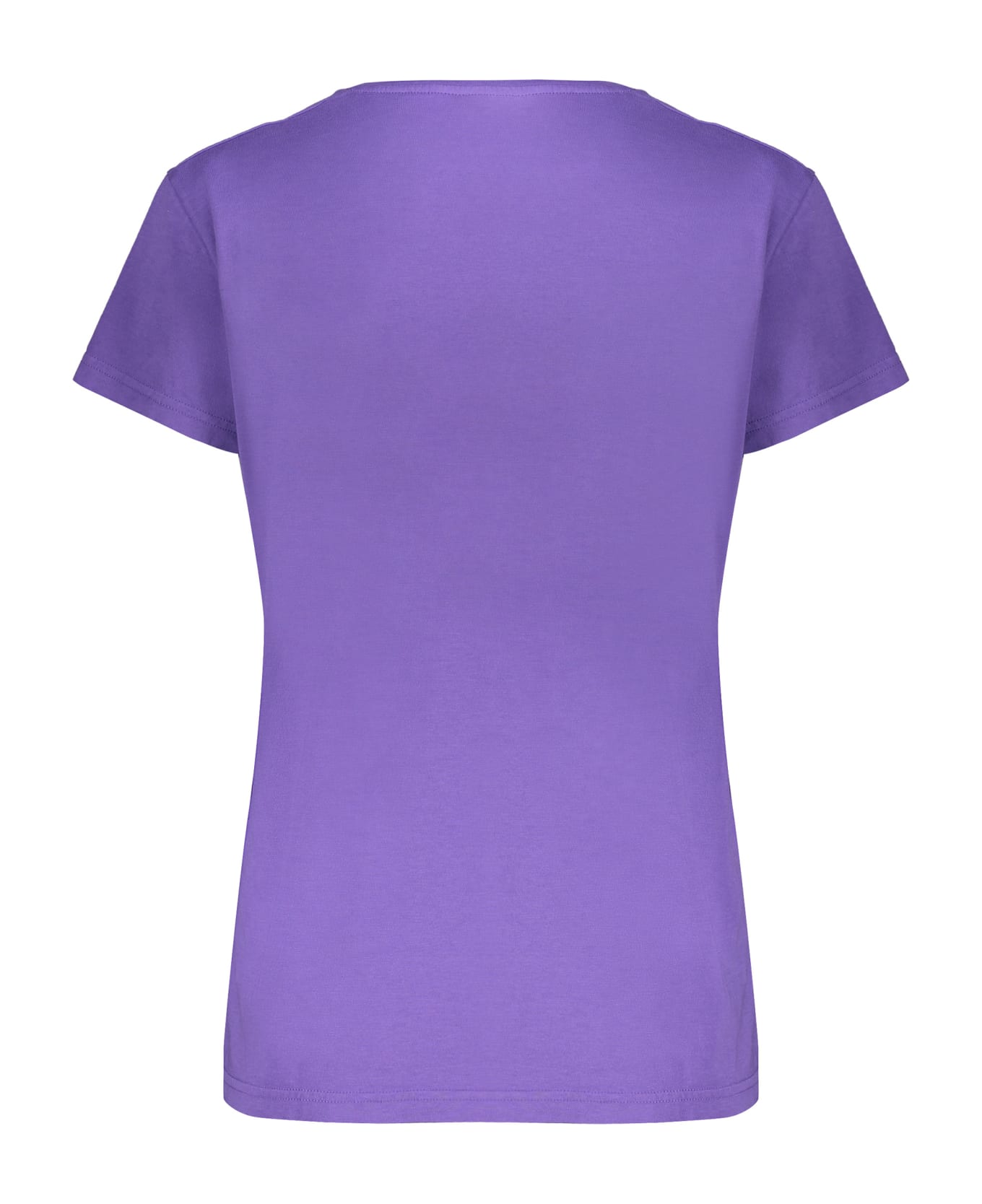 M Missoni Printed Cotton T-shirt - purple