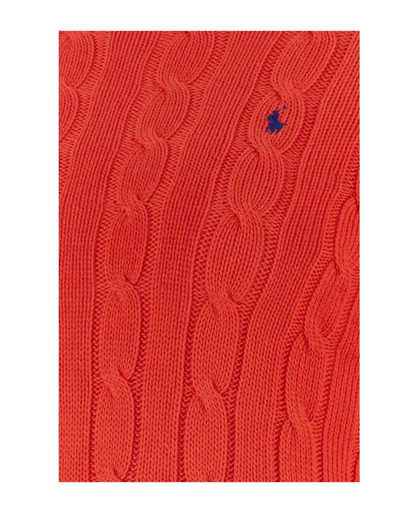 Polo Ralph Lauren Red Cotton Sweater - Red ニットウェア