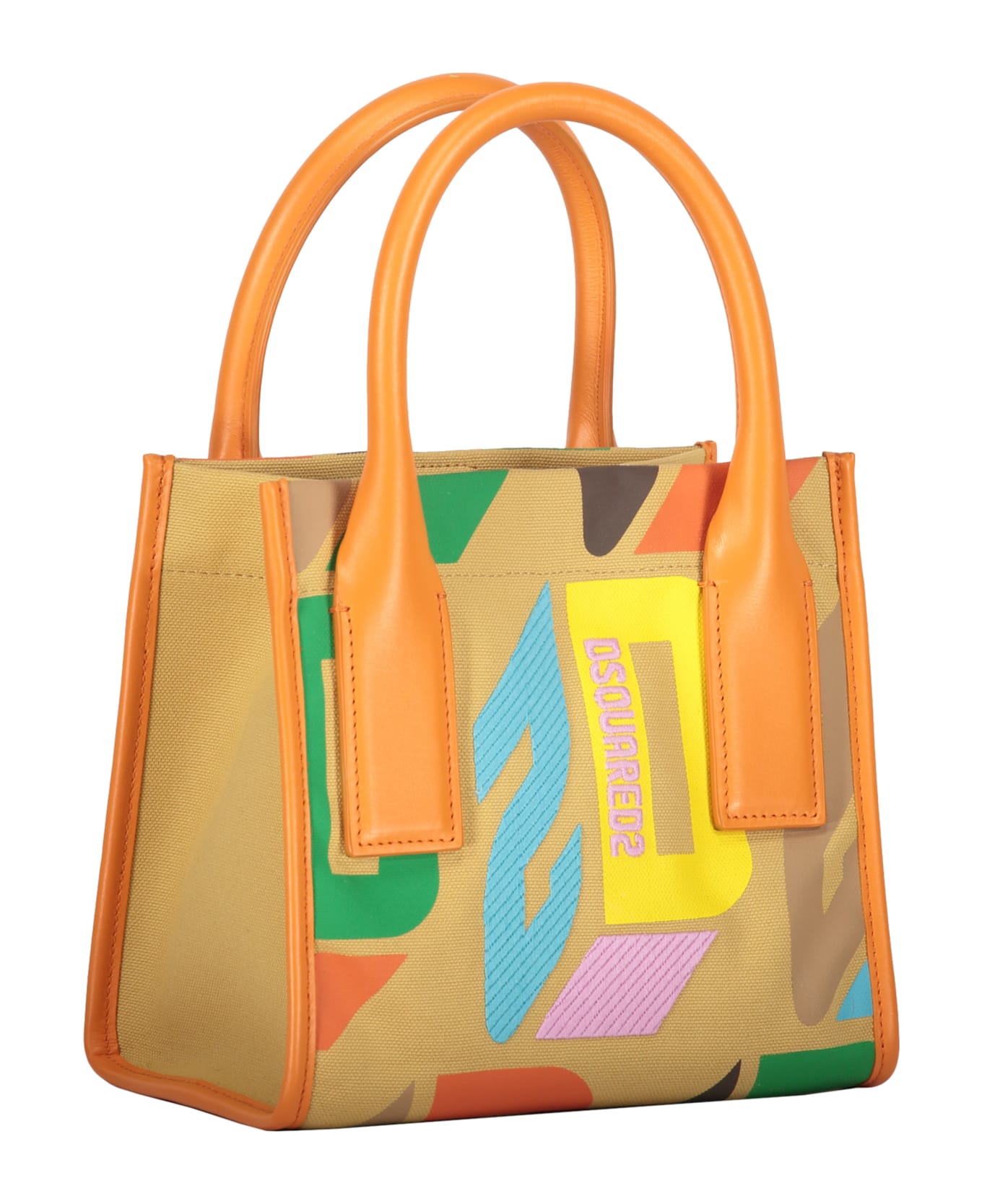 Dsquared2 Canvas Tote Bag - Multicolor