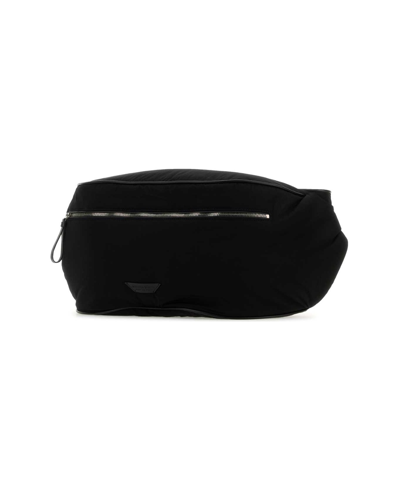 Bottega Veneta Black Fabric Belt Bag - BLK