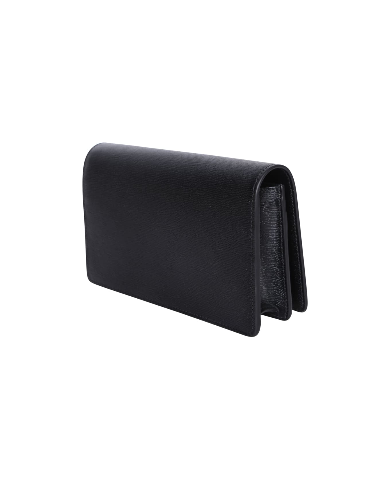Gucci New Shangai Chain Black Wallet - Black