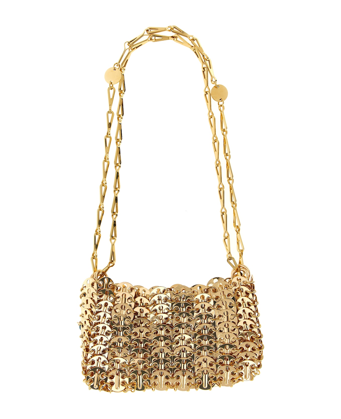 Paco Rabanne 
1969 Nano Pils
 Shoulder Bag - Gold