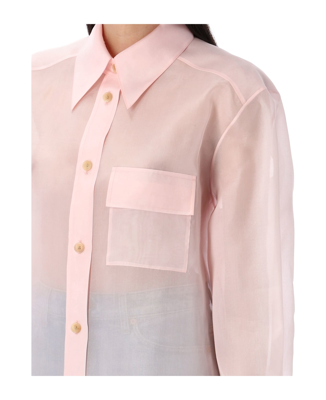 Khaite Yatty Shirt - SOFT PINK