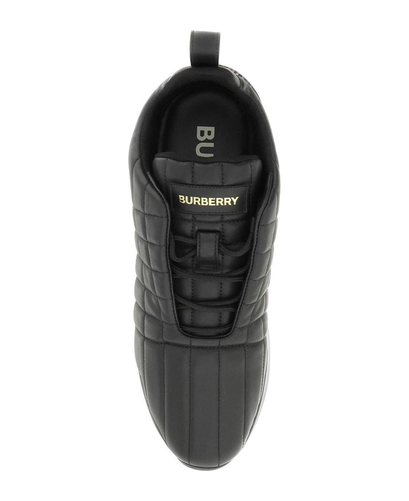 Burberry Axburton Padded-detail Low-top Sneakers - Black スニーカー
