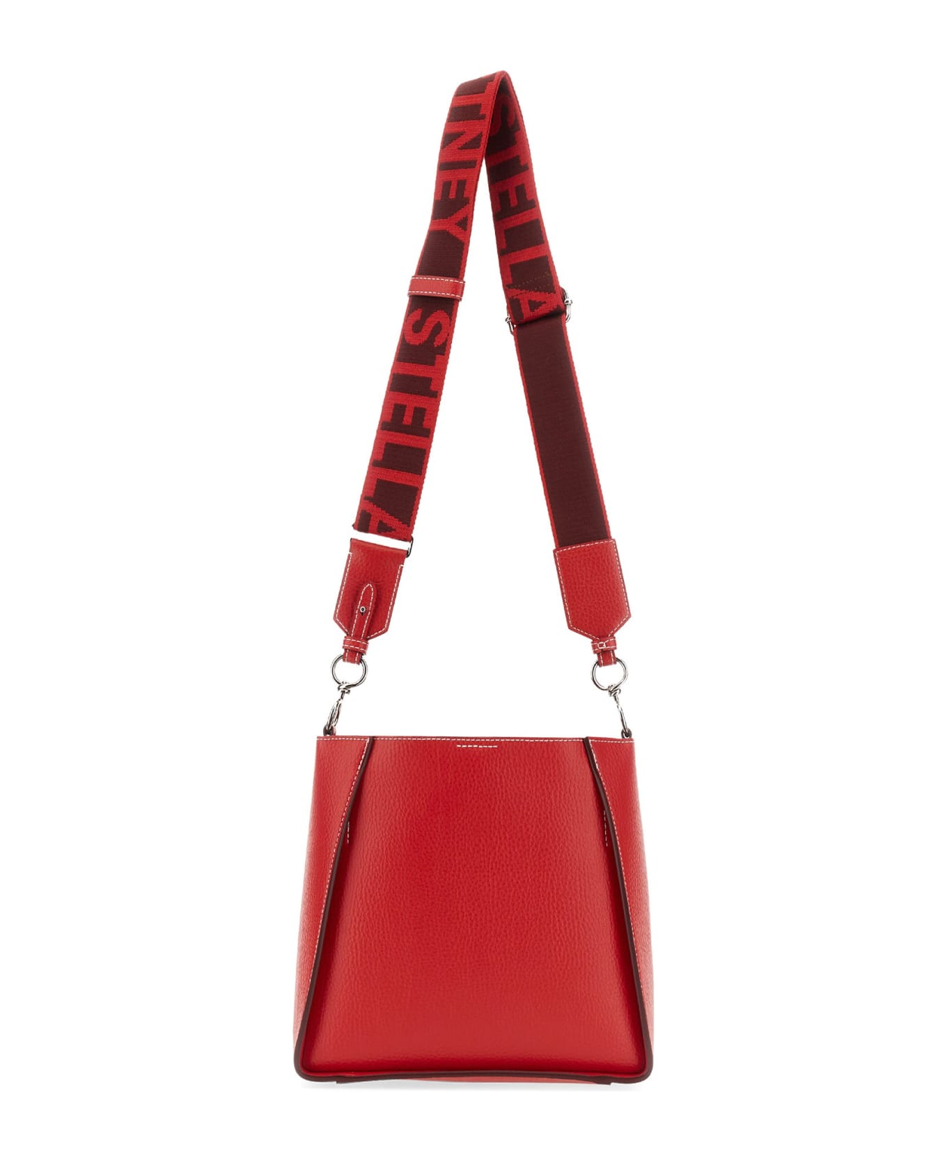 Stella McCartney Shoulder Bag With Logo - Red