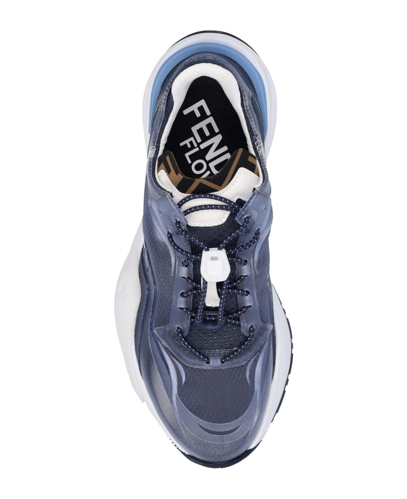 Fendi Flow Lace-up Sneakers - Blue