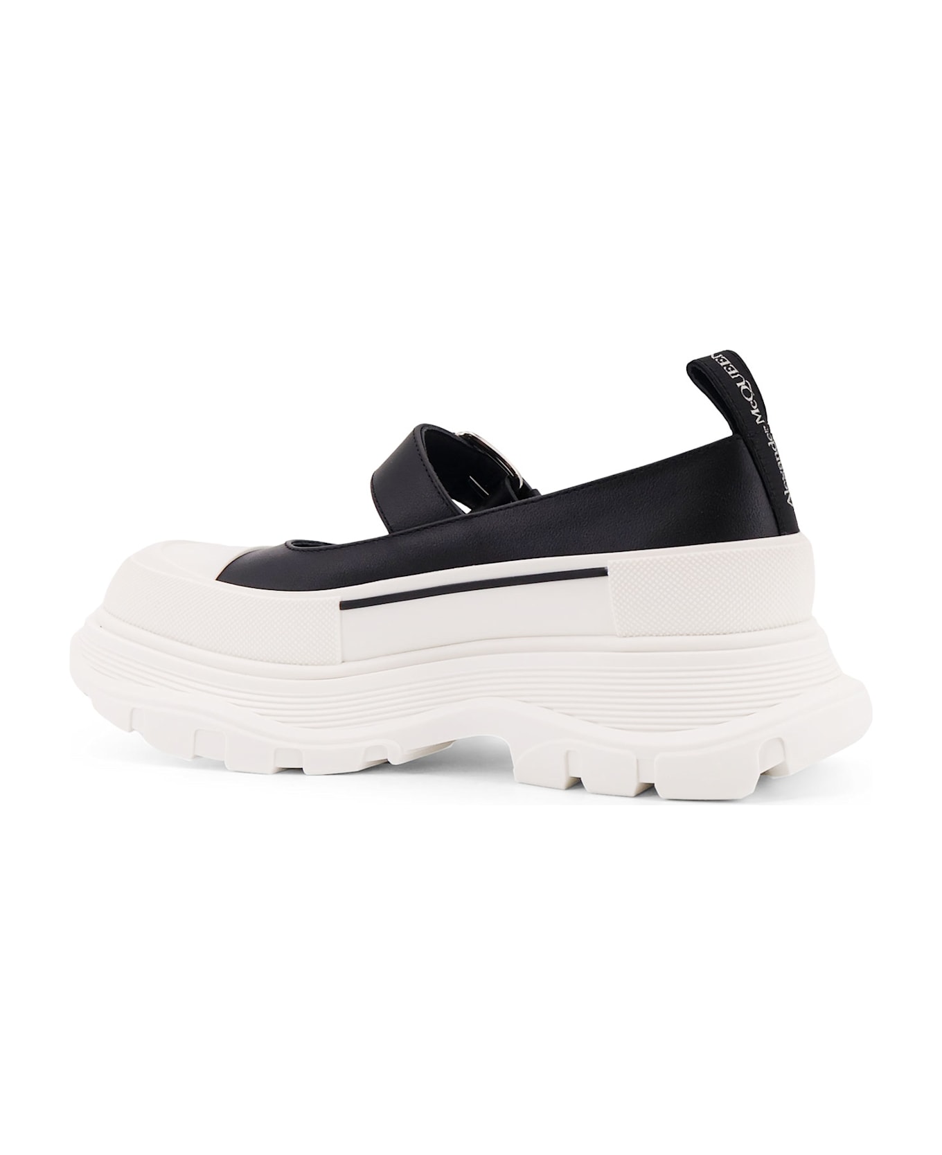 Alexander McQueen Leather Maryjane - Black