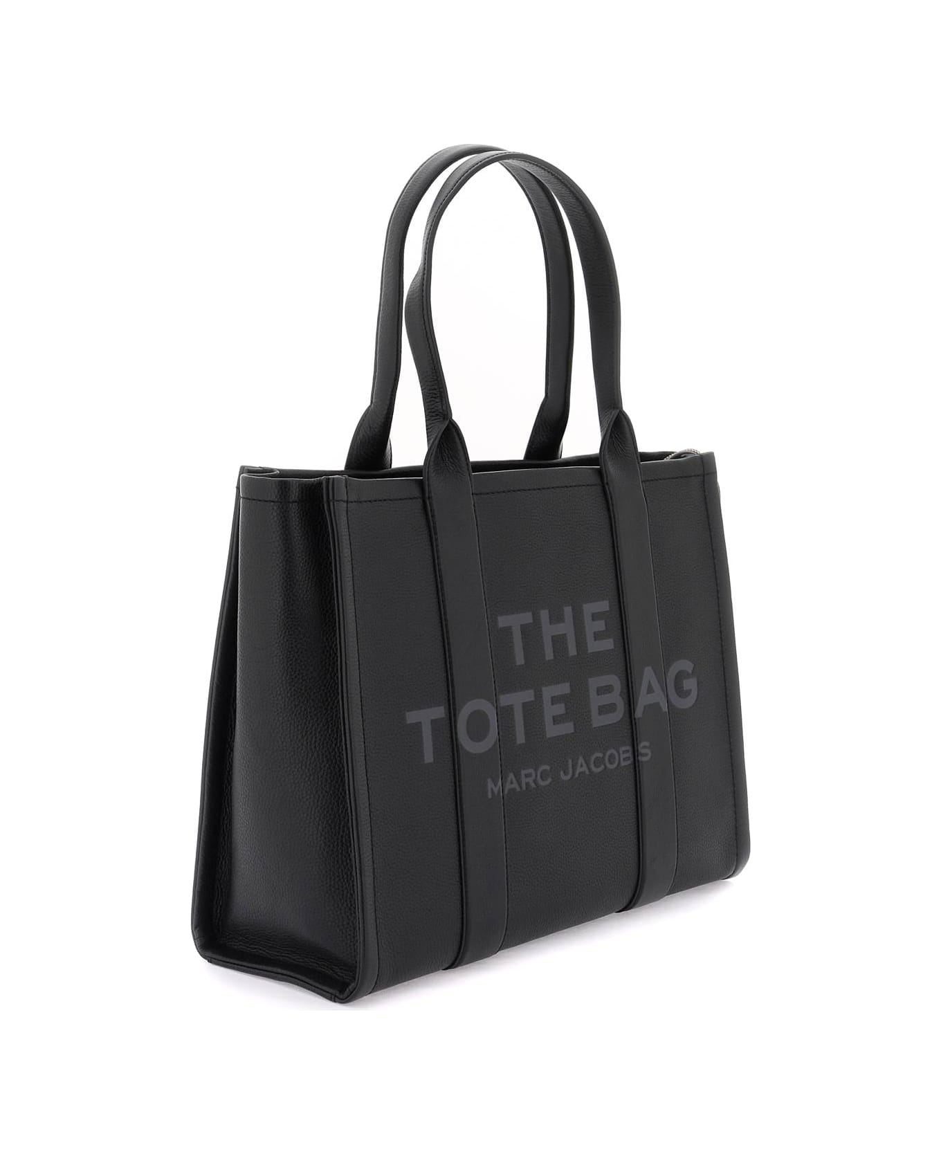 Marc Jacobs The Leather Large Tote Bag - BLACK (Black) トートバッグ