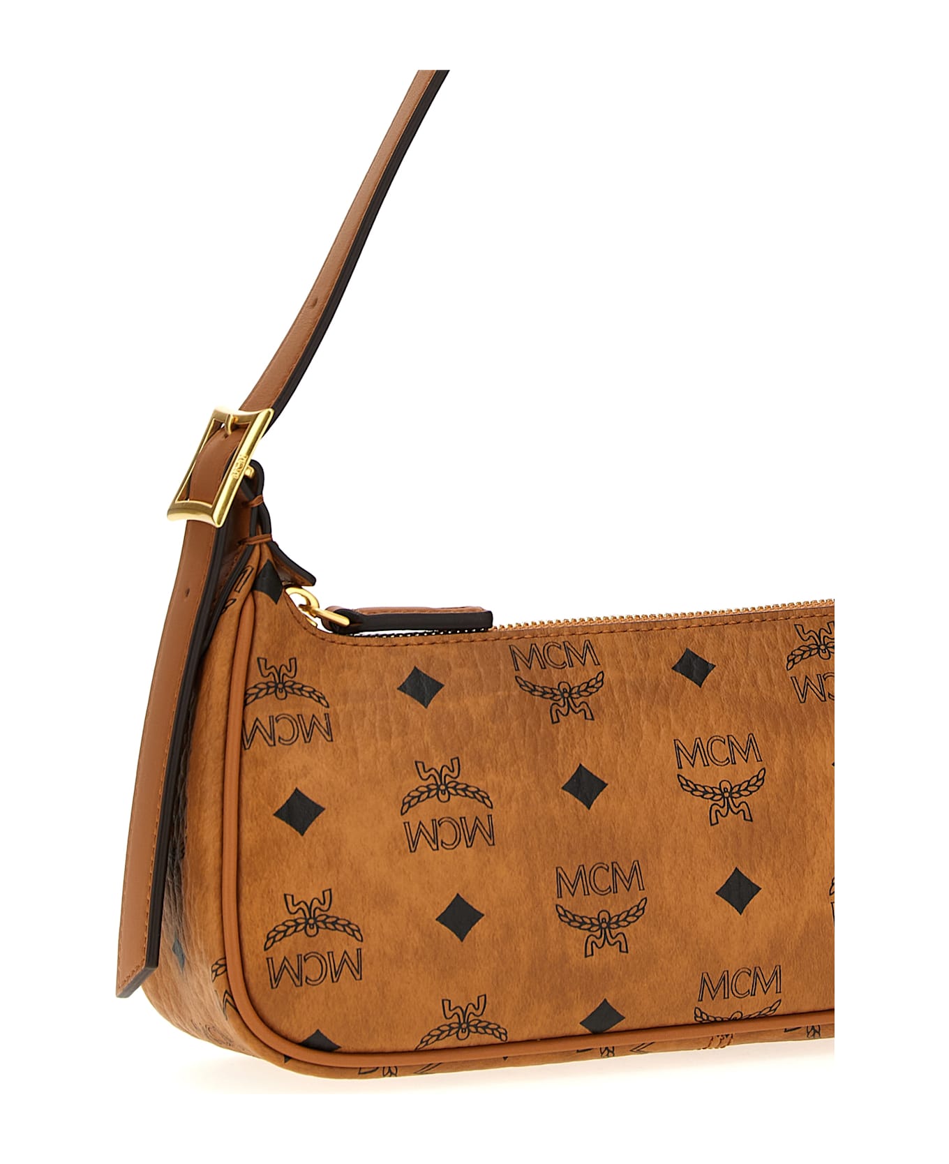 MCM 'arena Vi' Shoulder Bag - Brown