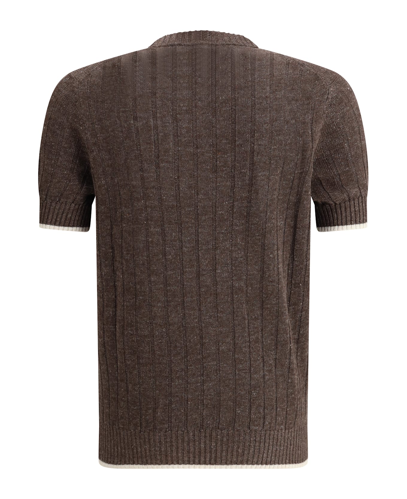 Brunello Cucinelli Ribbed T-shirt - Clg17