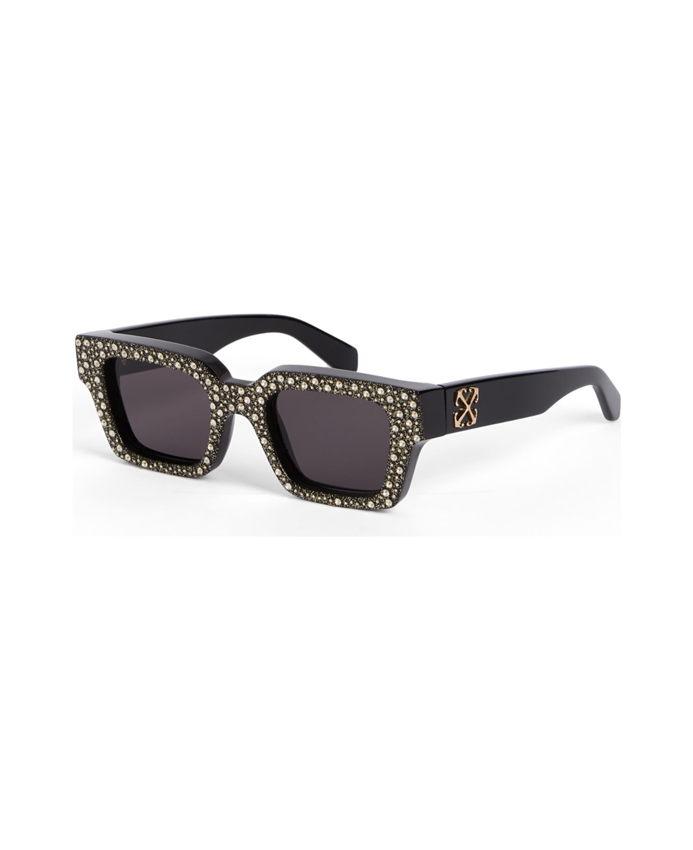 Off-White OERI126 VIRGIL SUNGLASSES L Sunglasses - Gold Dark Grey