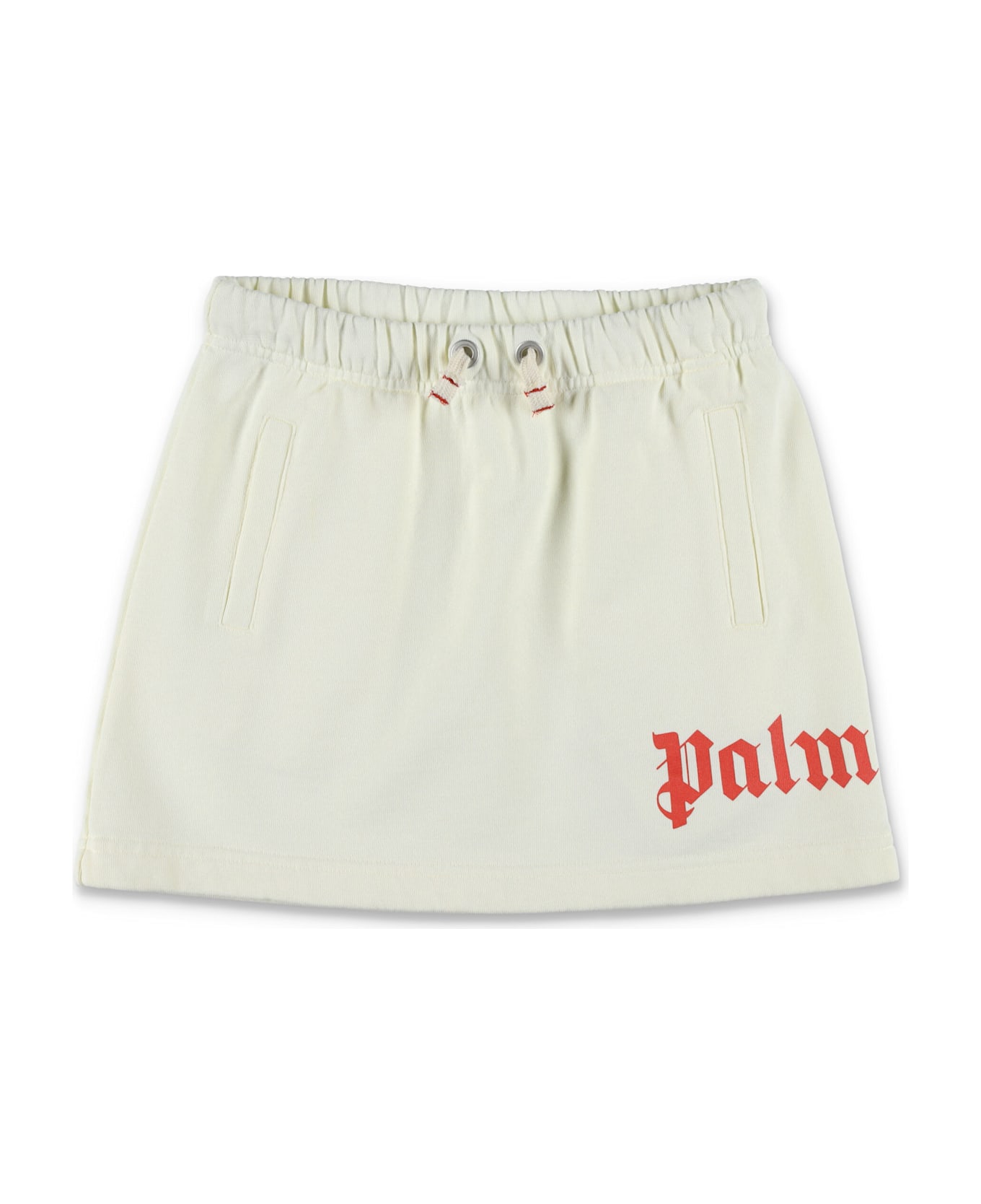 Palm Angels Kid - Overlogo Sweatskirt - BUTTER