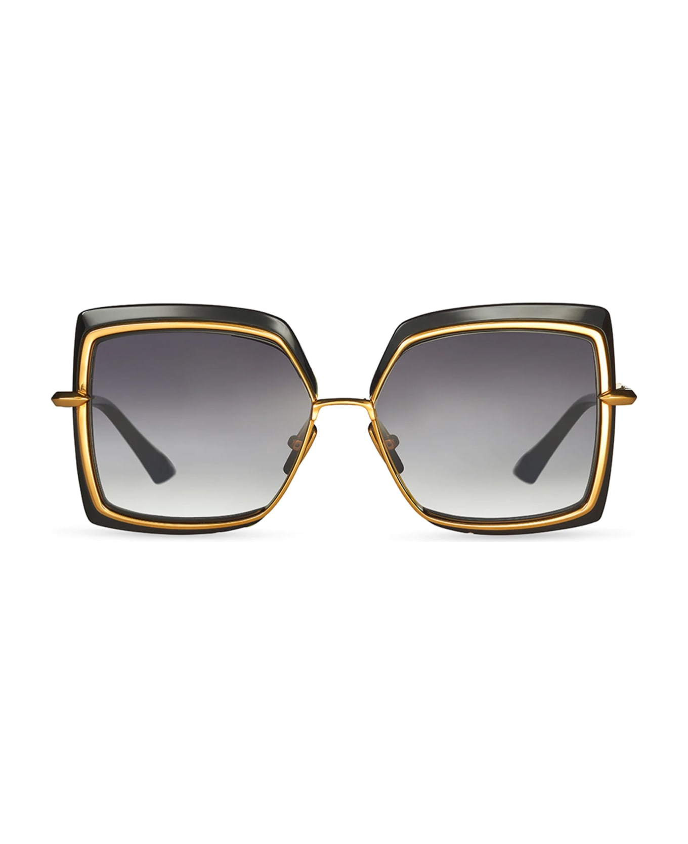 Dita DTS503/58/01 NARCISSUS Sunglasses - Black Yellow Gold