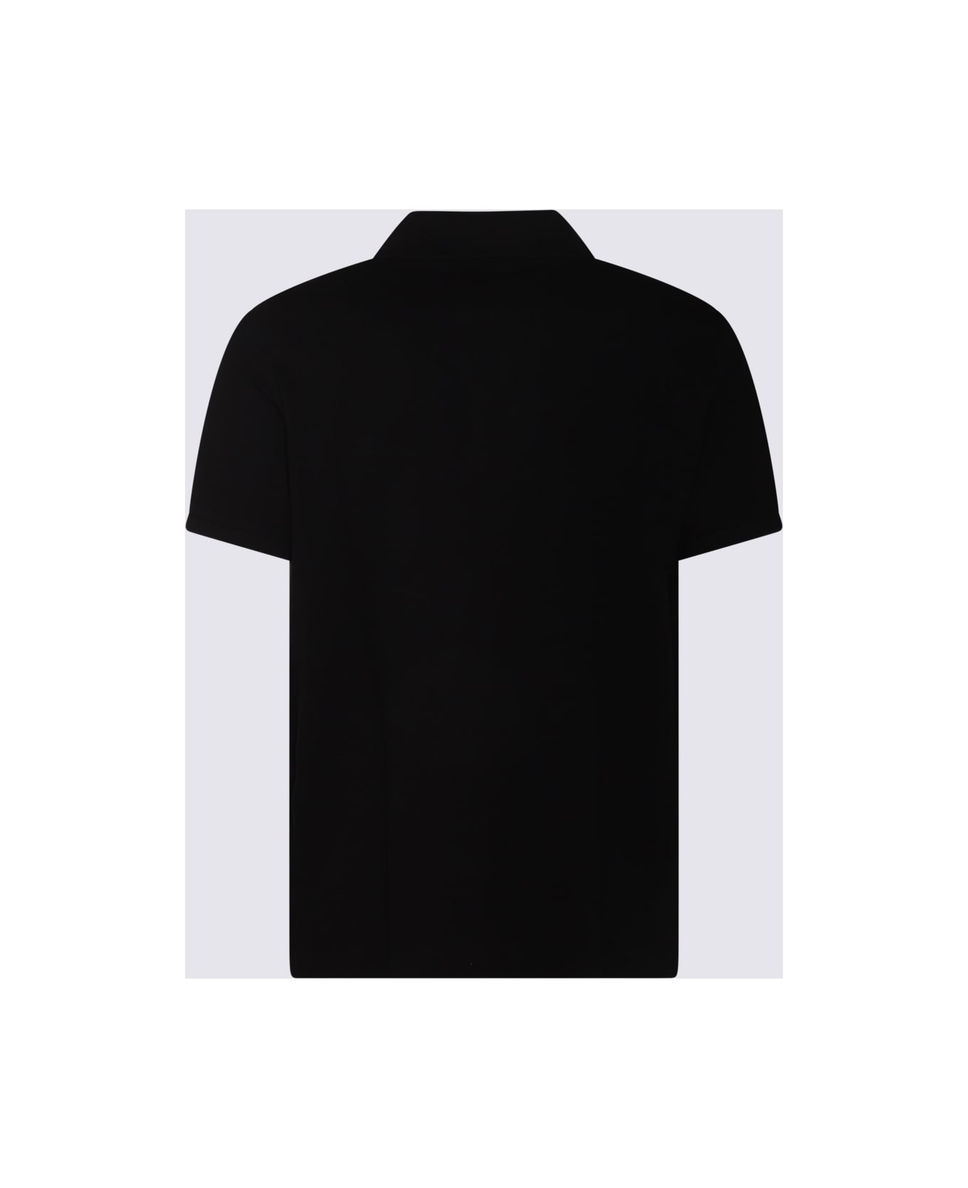 Moose Knuckles Black Cotton Polo Shirt - Black
