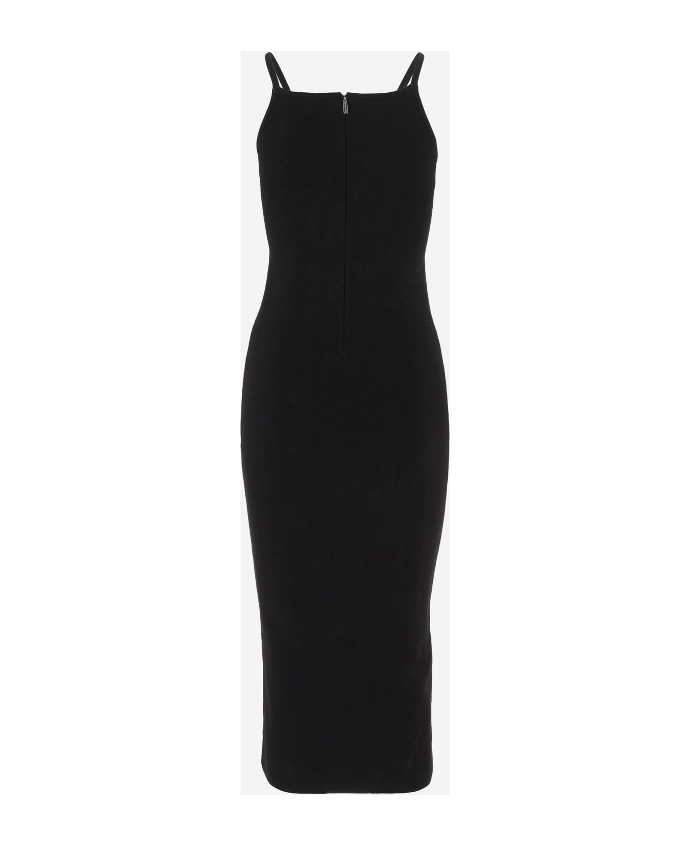 Michael Kors Viscose Blend Longuette Dress Michael Kors - Black ワンピース＆ドレス