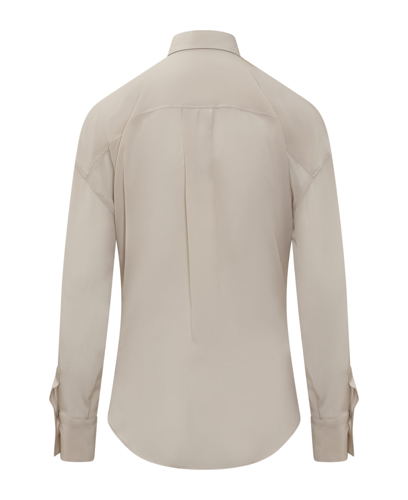 Brunello Cucinelli Silk Shirt - SAND シャツ