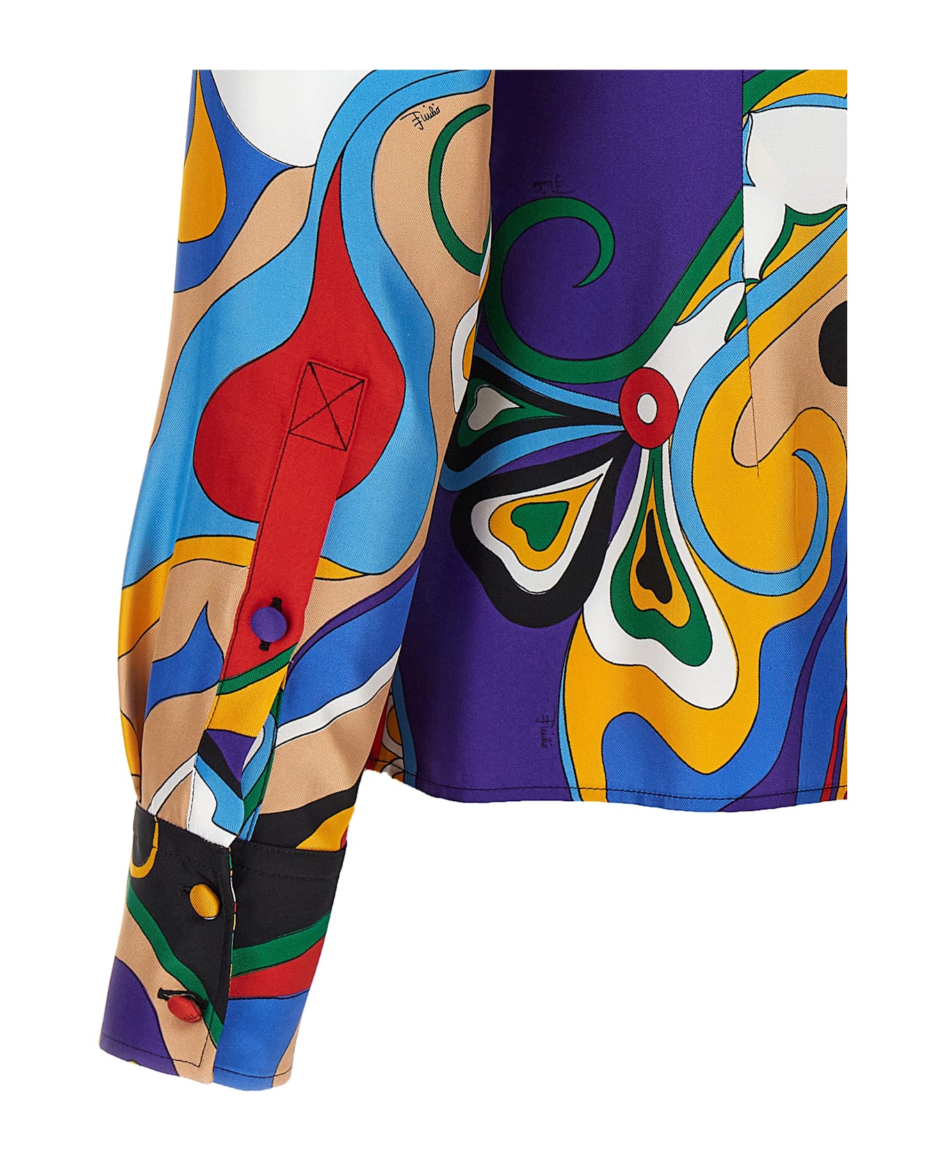 Pucci 'orchidee' Shirt - Multicolor