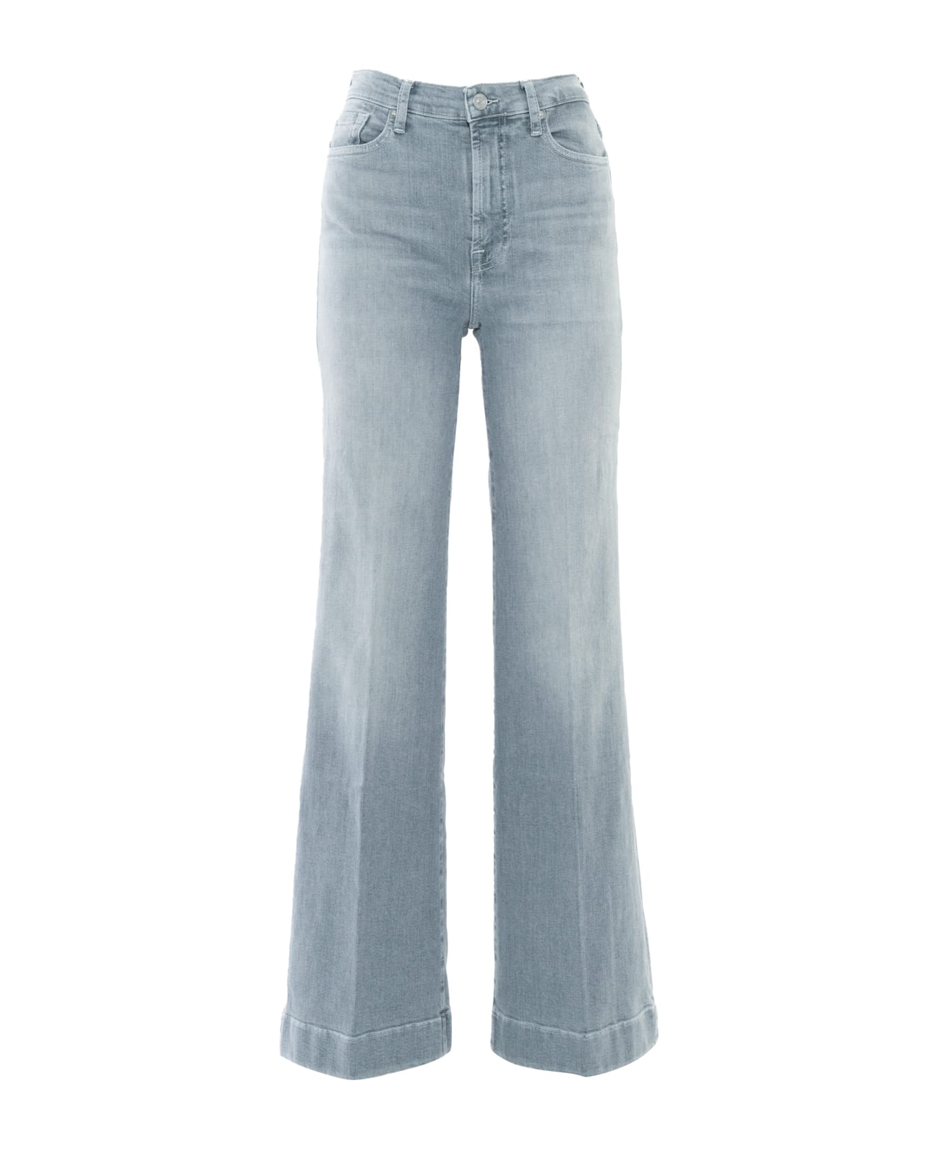 7 For All Mankind Dojo Grey Jeans - GREY