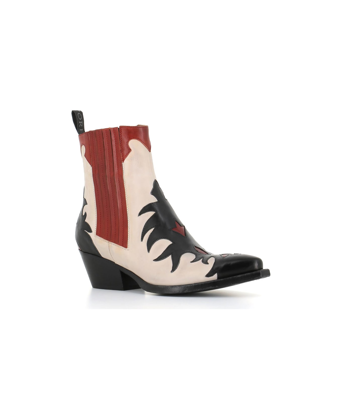 Sartore Texano Sr3651yf - Bianco/nero/rosso