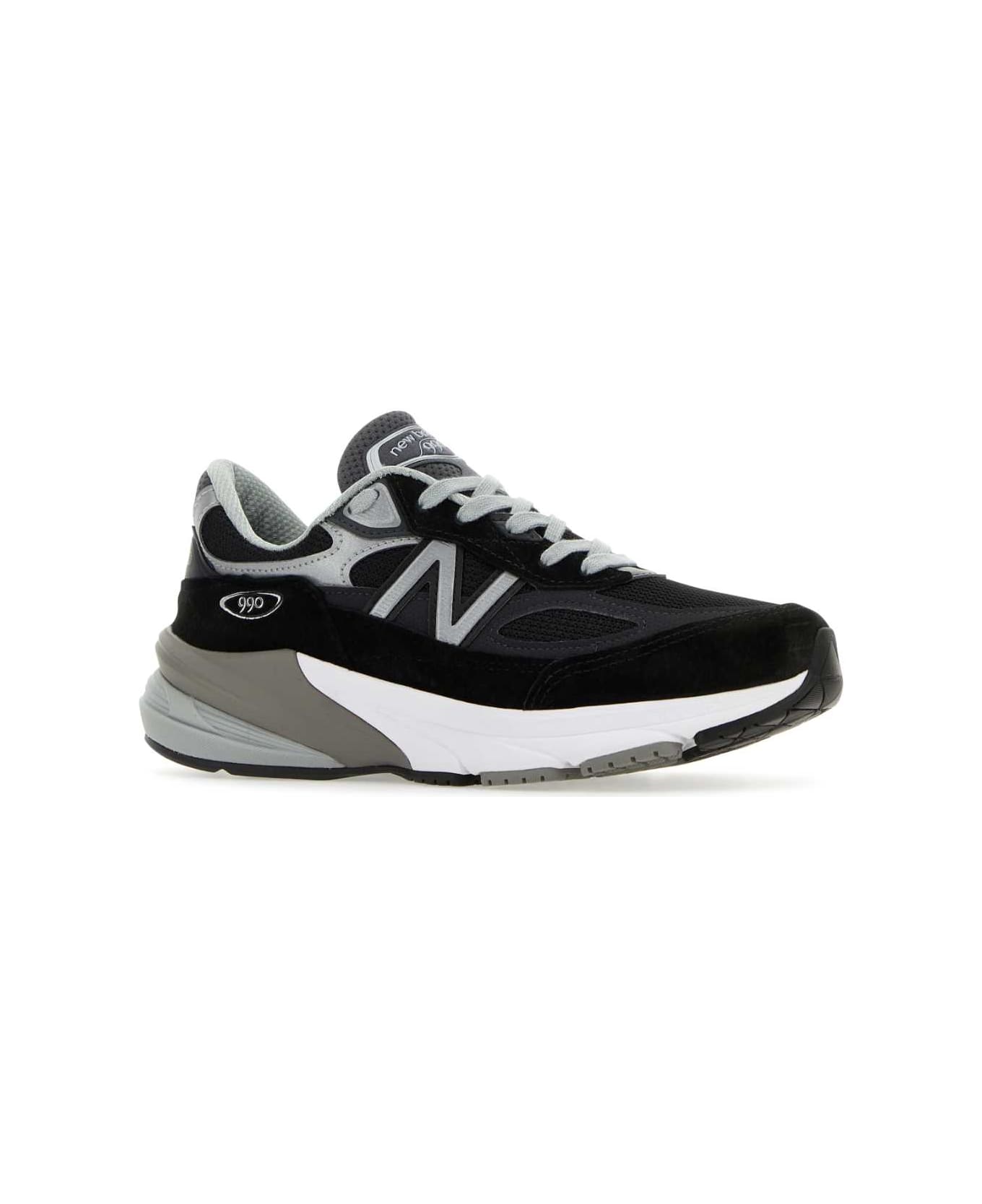 New Balance Multicolor 990v6 Sneakers - BLACK