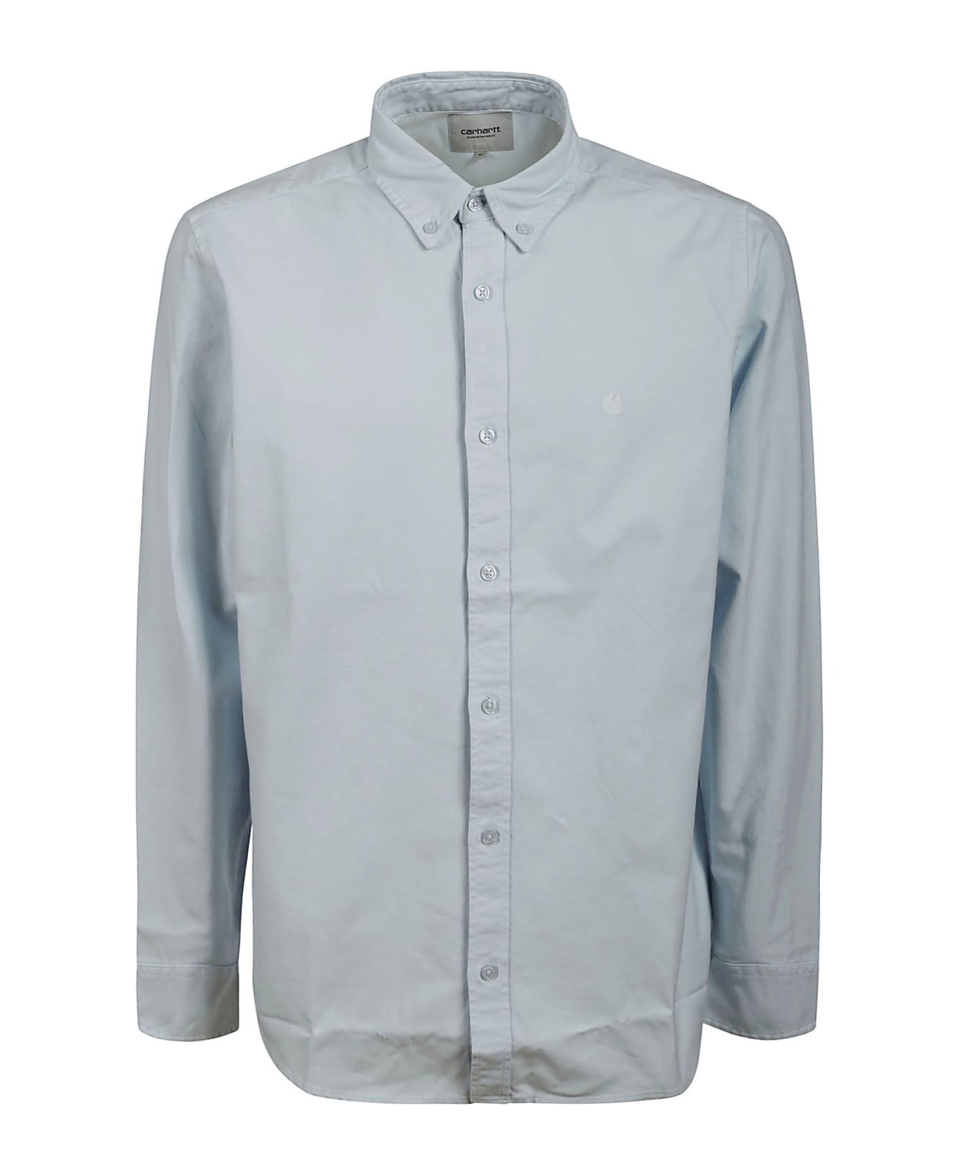 Carhartt Pastel Light-blue Cotton Shirt - ICARUSGARMENTDYED