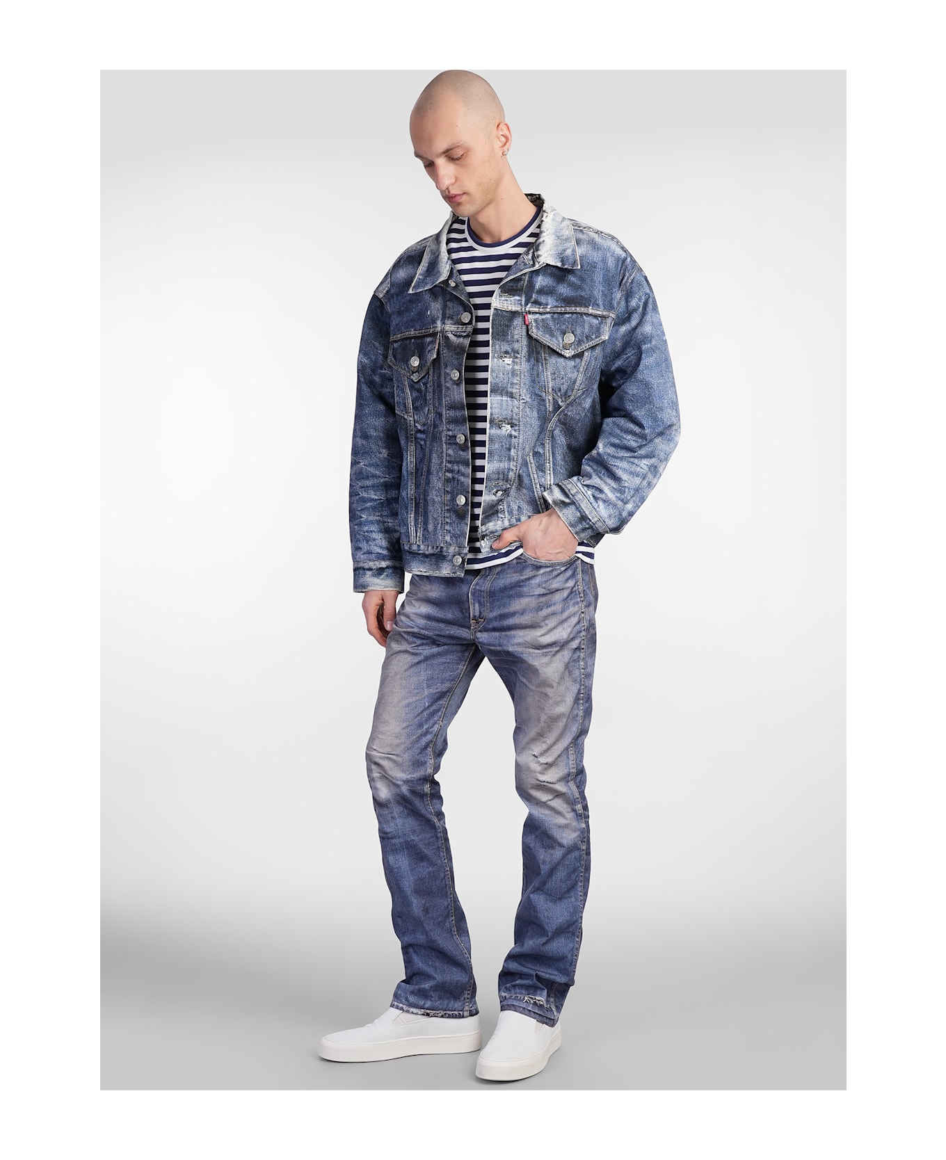 Junya Watanabe Denim Jackets In Blue Cotton - blue