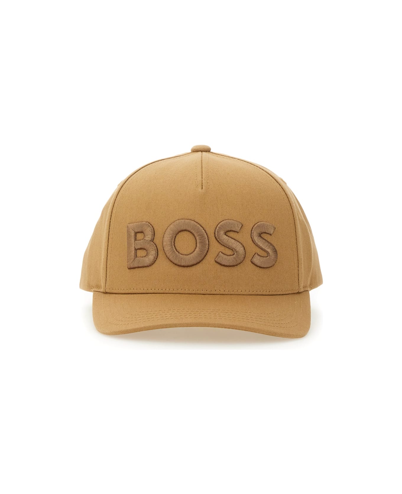 Hugo Boss Baseball Hat With Logo - BEIGE