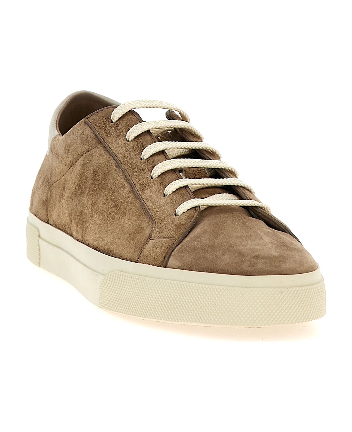 Brunello Cucinelli Suede Sneakers - Beige