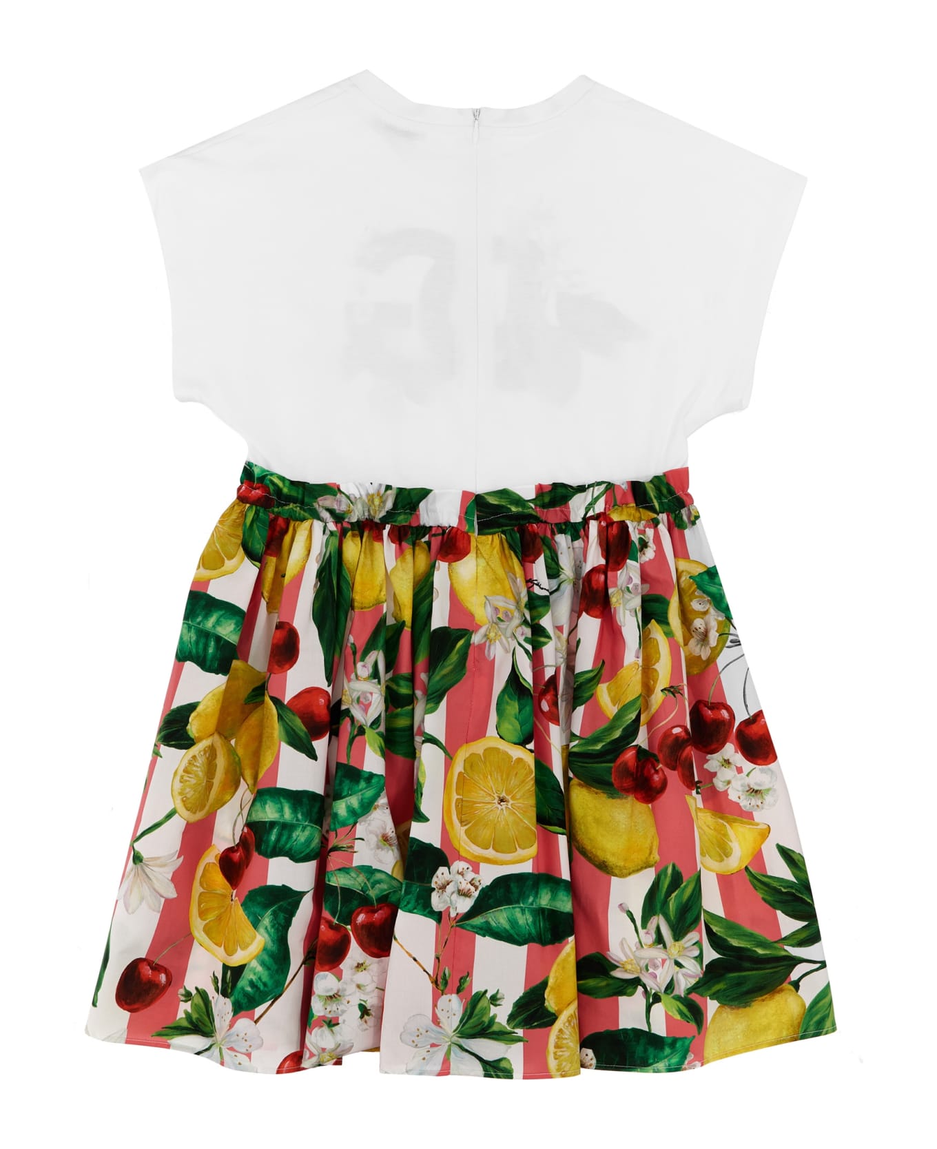 dolce & gabbana snakeskin sandal Fruit Print Dress - Multicolor