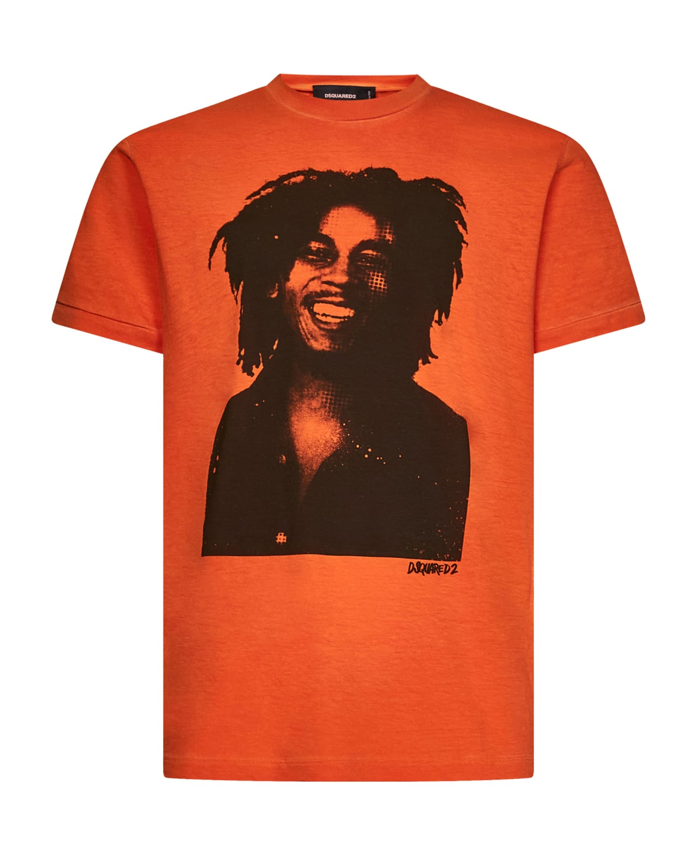 Dsquared2 Bob Marley Very Very Dan T-shirt - Orange