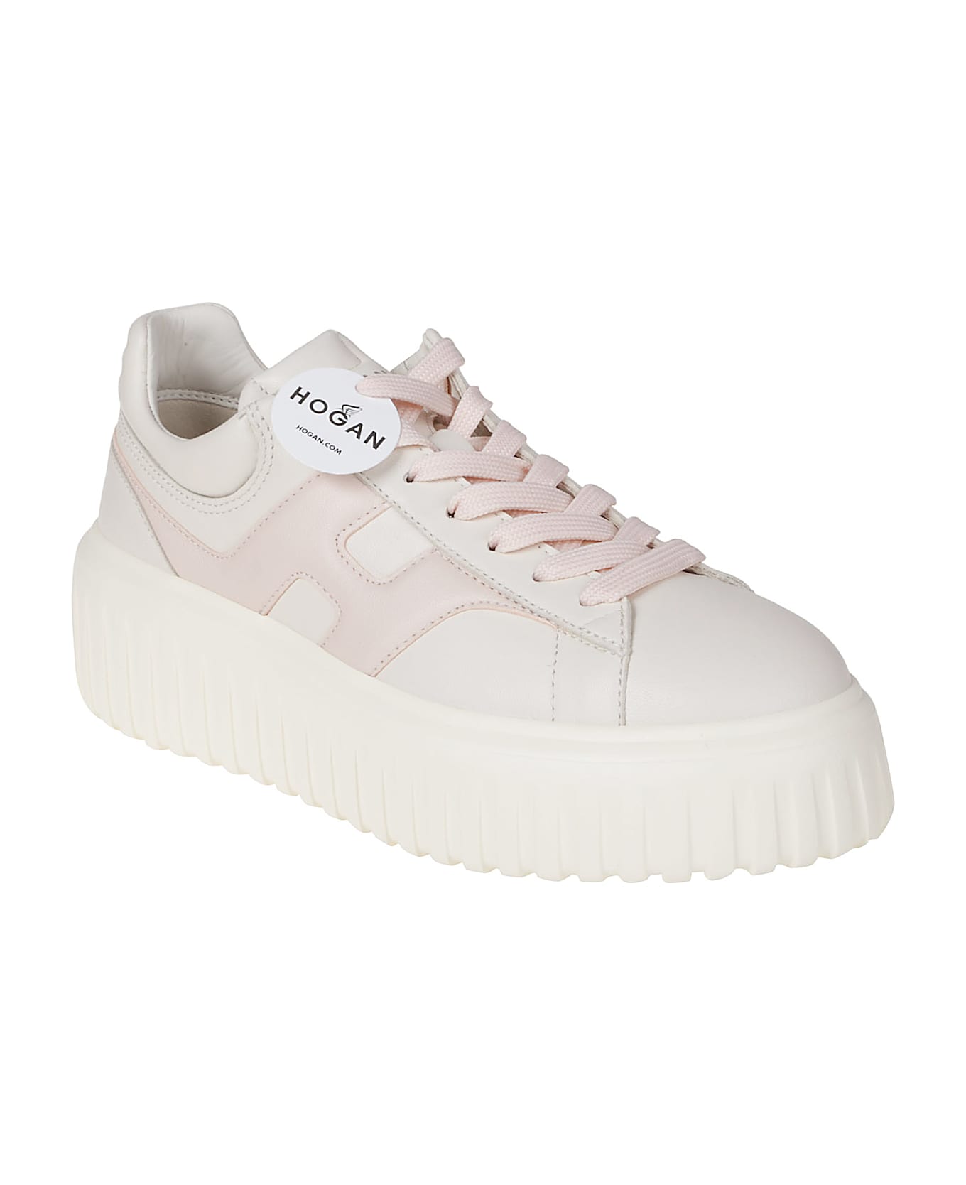 Hogan H-stripes Sneakers - Gas Yogurt/rosa