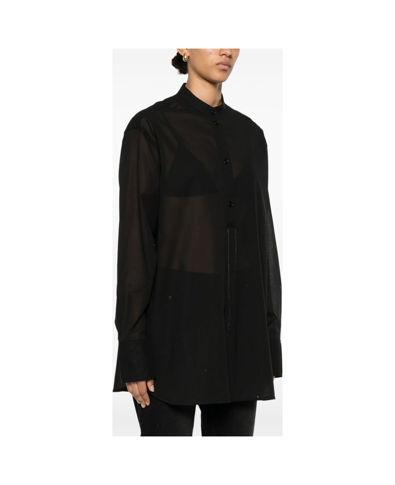 Totême Organic Cotton Blouse - Black