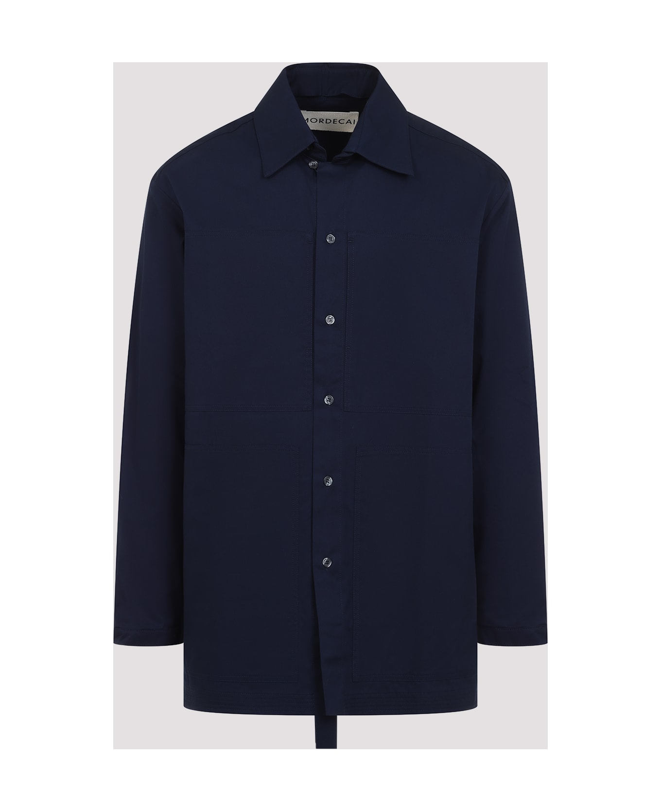 Mordecai Pocket Collar Shirt - Ink Blue