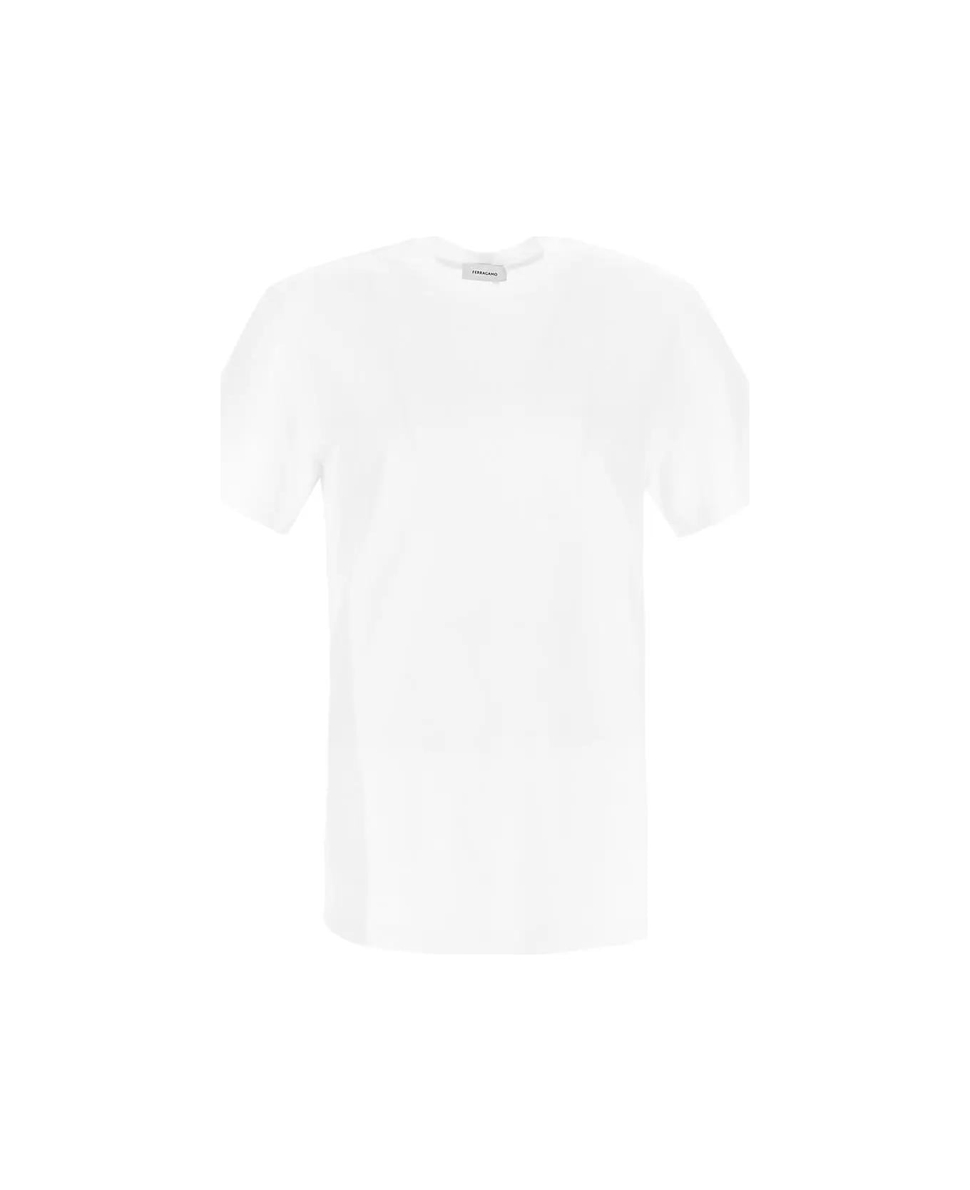 Ferragamo Cotton T-shirt - White シャツ