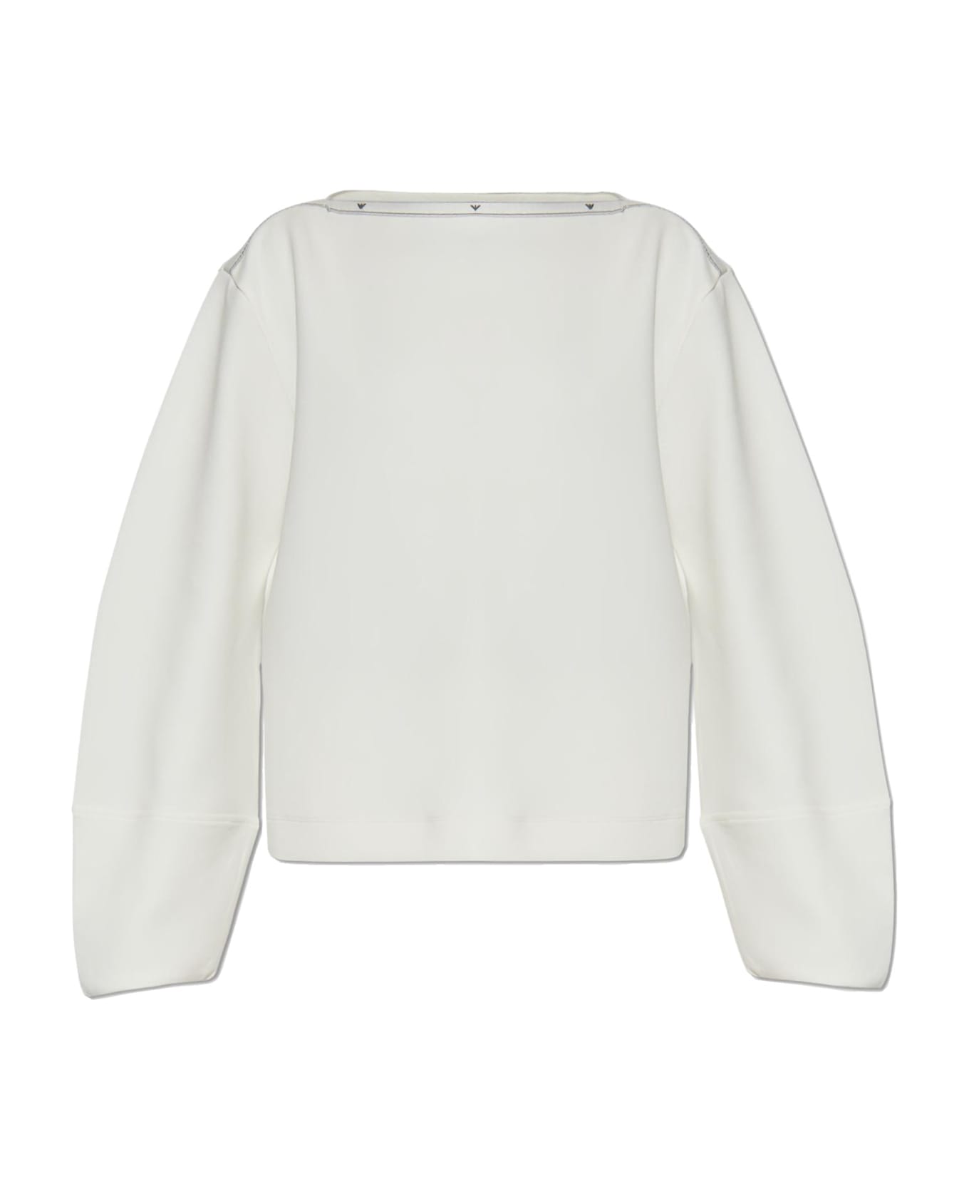 Emporio Armani Sweatshirt With Logo - White