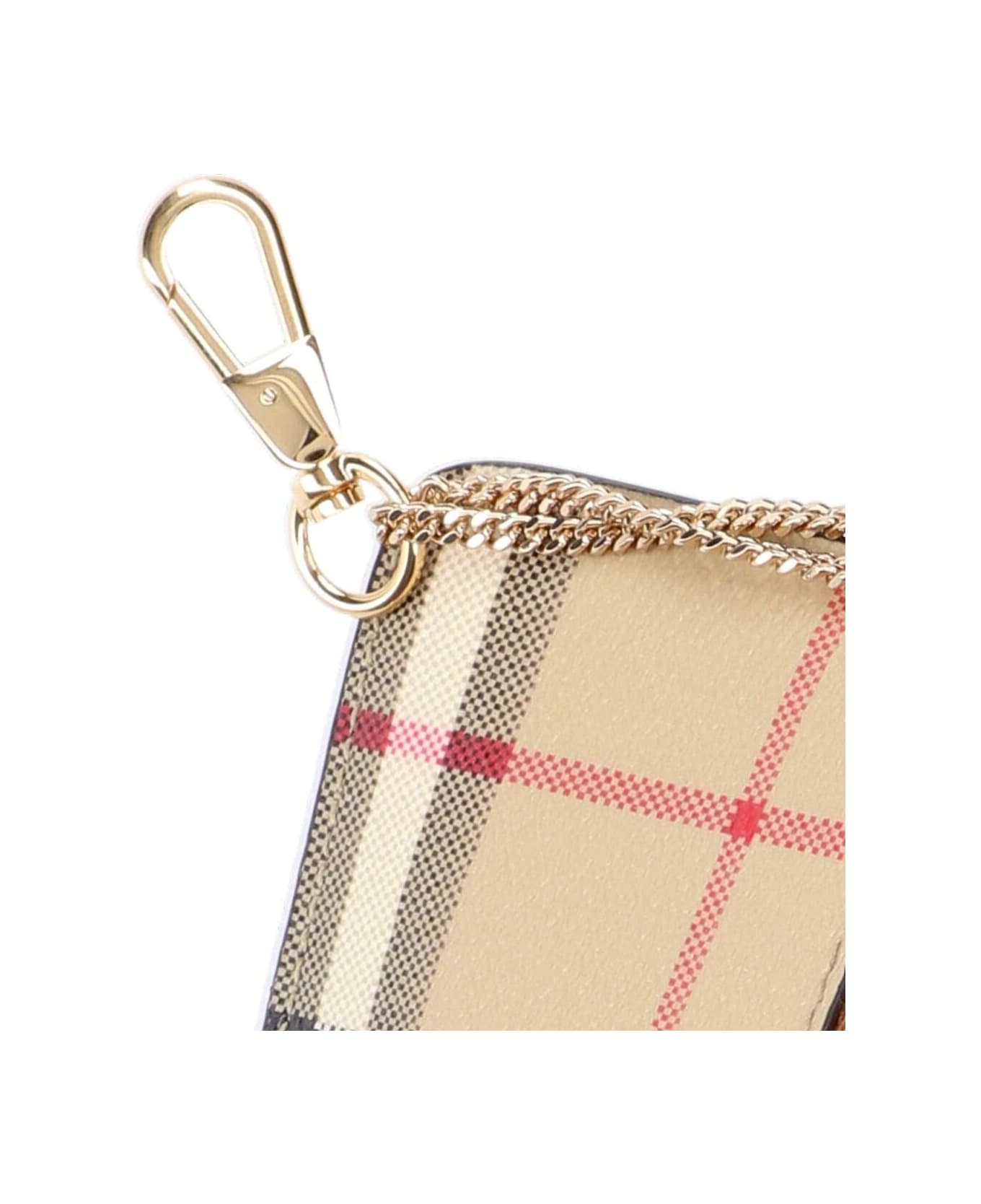 Burberry 'check' Zip Purse - ARCHIVEBEIGE