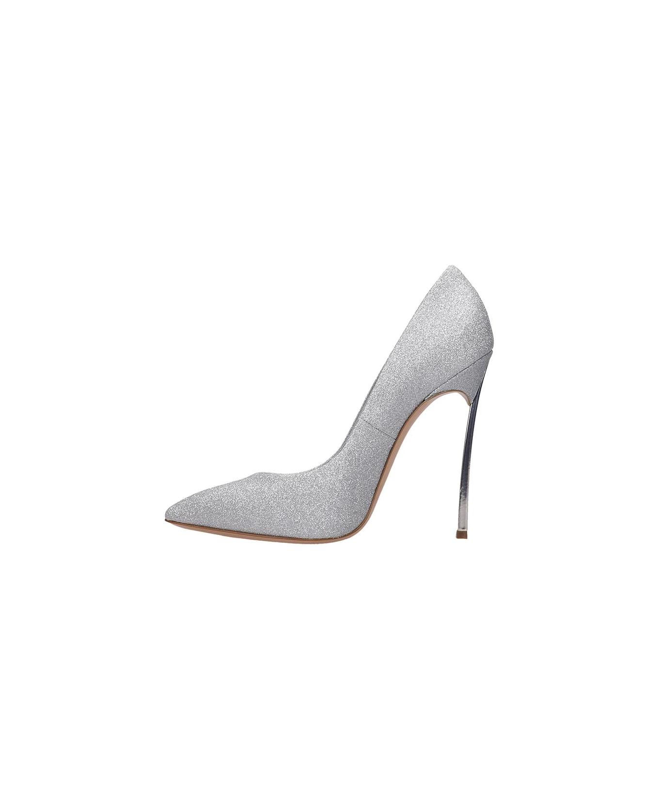 Casadei Pumps In Silver Glitter - silver